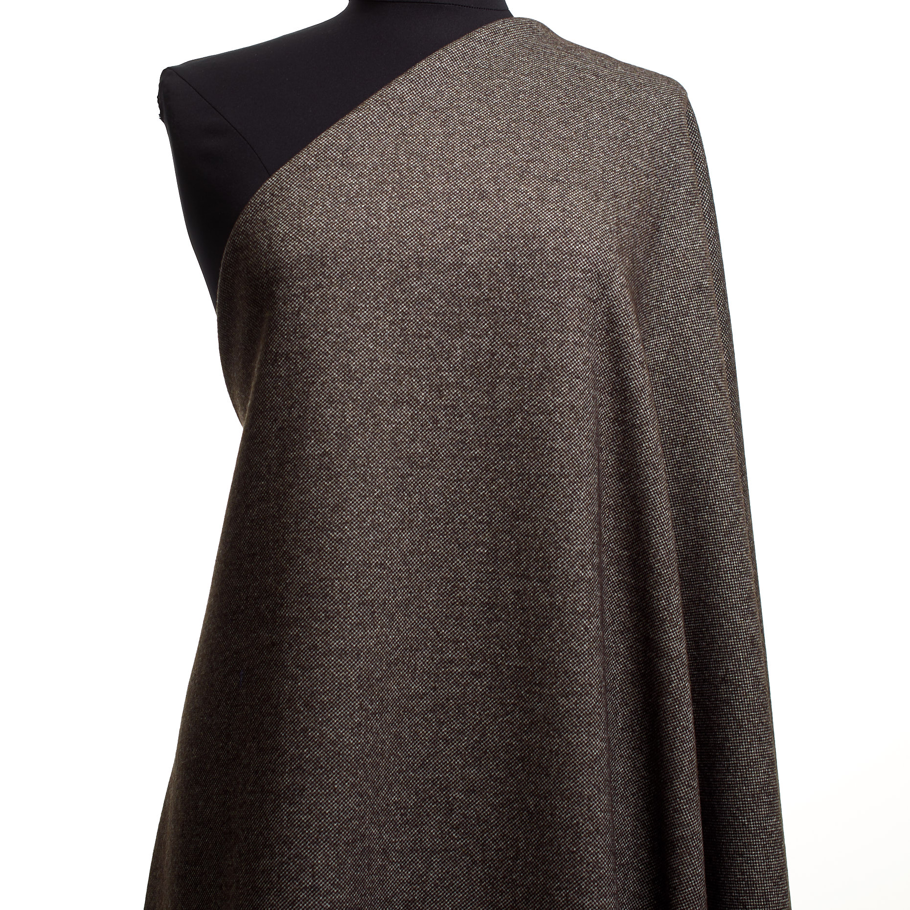 Jersey, Baumwolle, Wolle Mix, Coffee Quartz