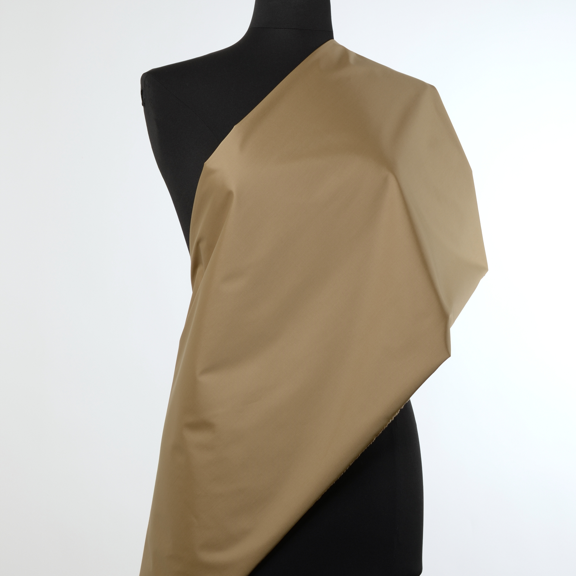 Twill, Bawełna, Stretch, Tan
