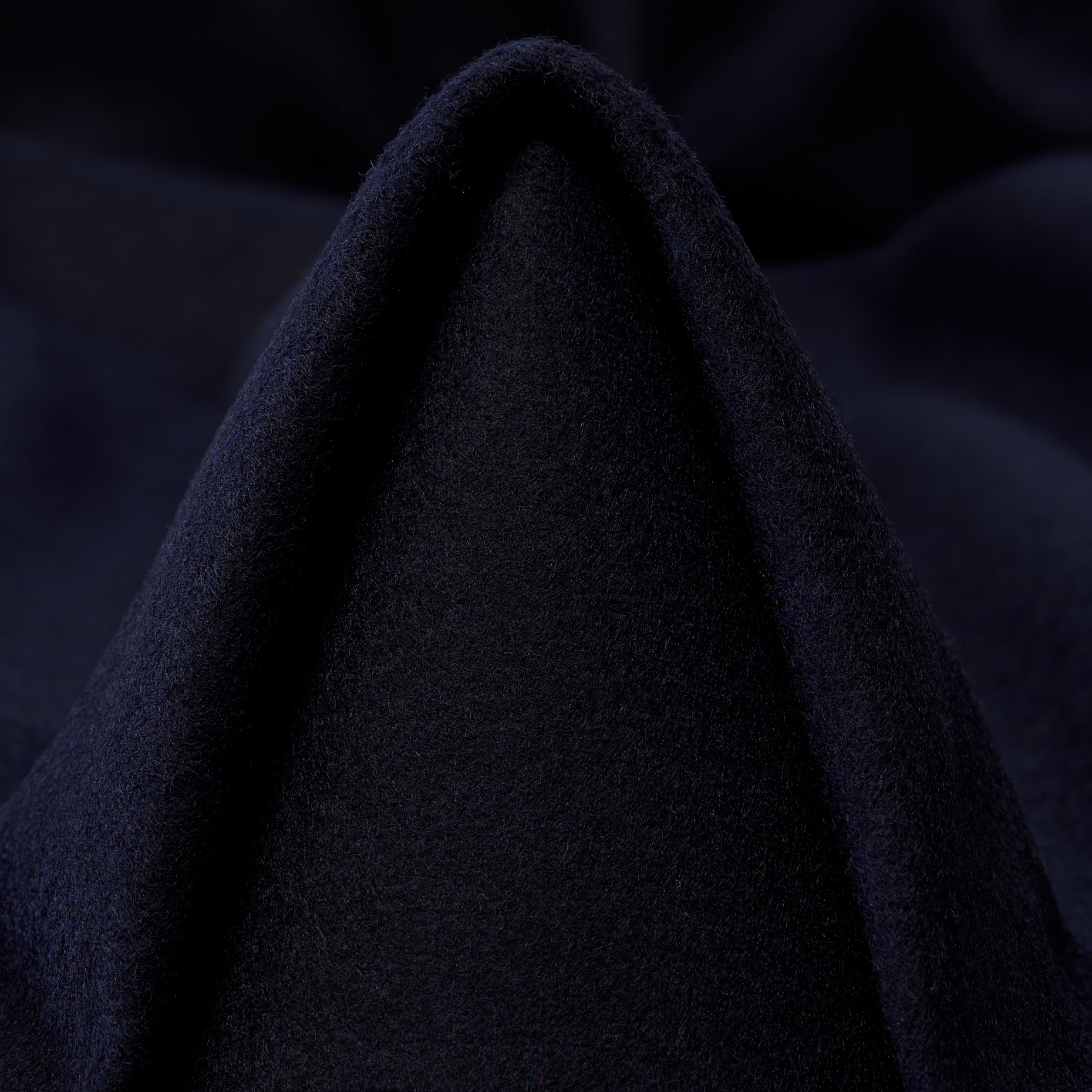 Drap, Wool, Cashmere, Dark Navy