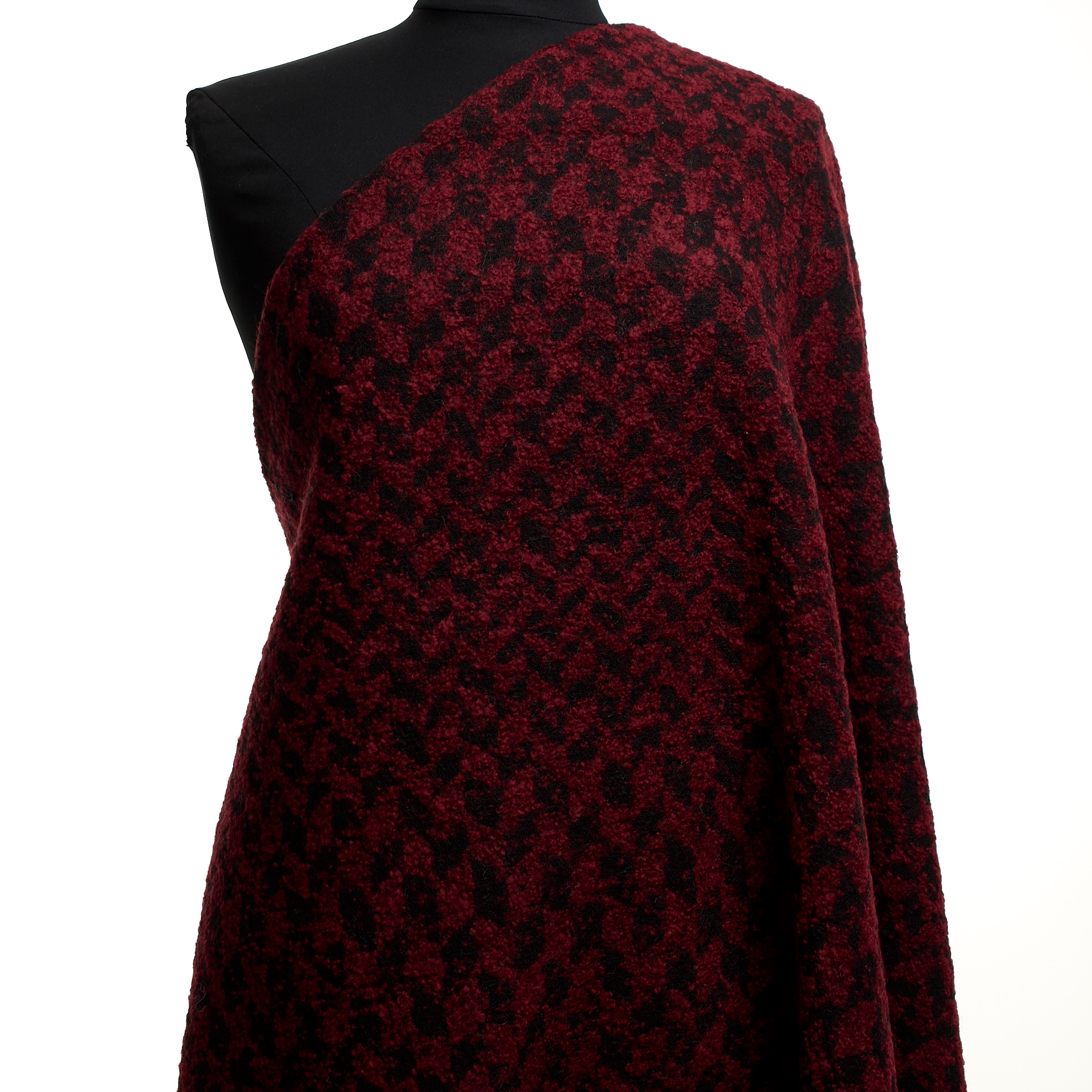 Jacquard, Laine, Raven Black&Merlot