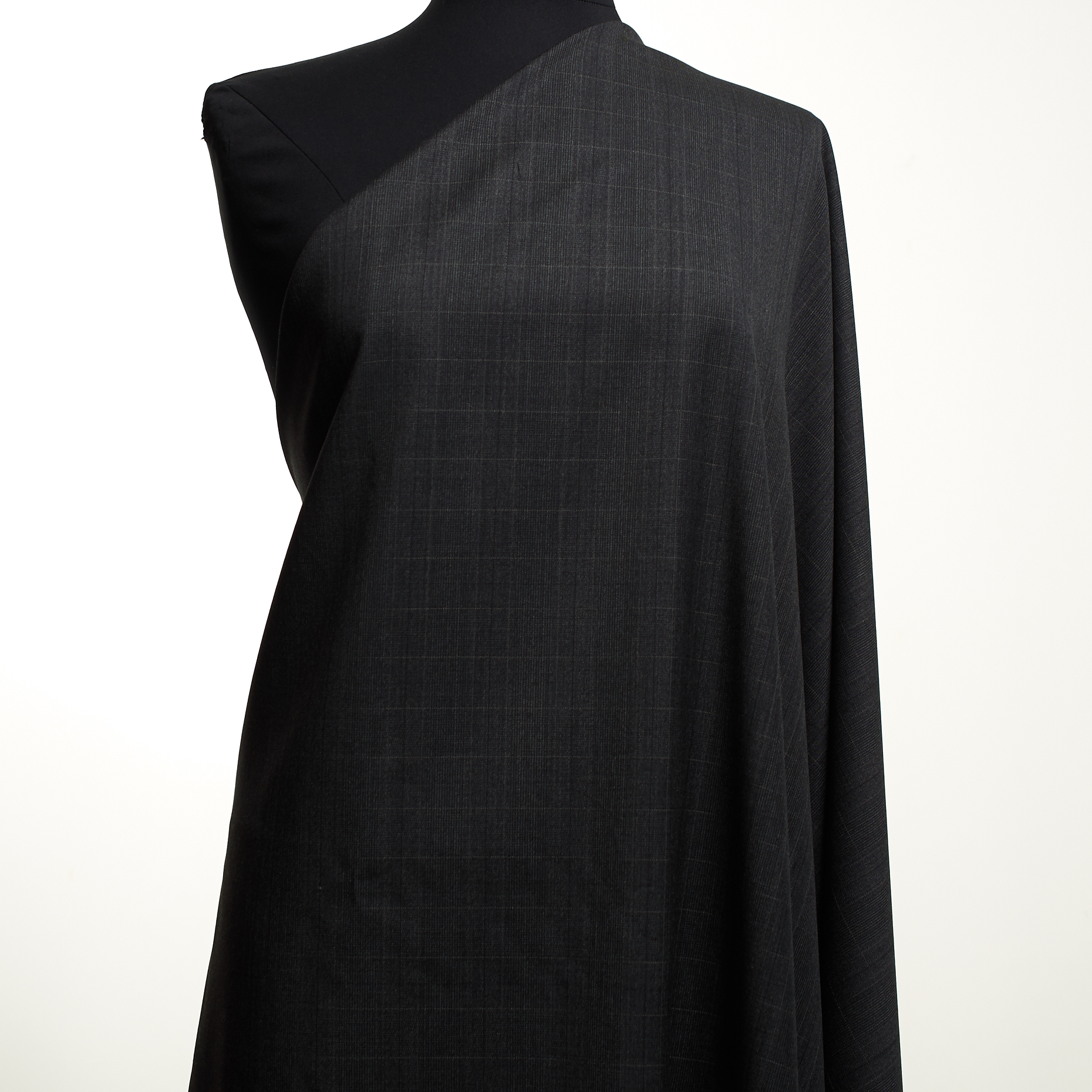 COOL WOOL, GLENCHECK, MELANGE, BLACK SAND