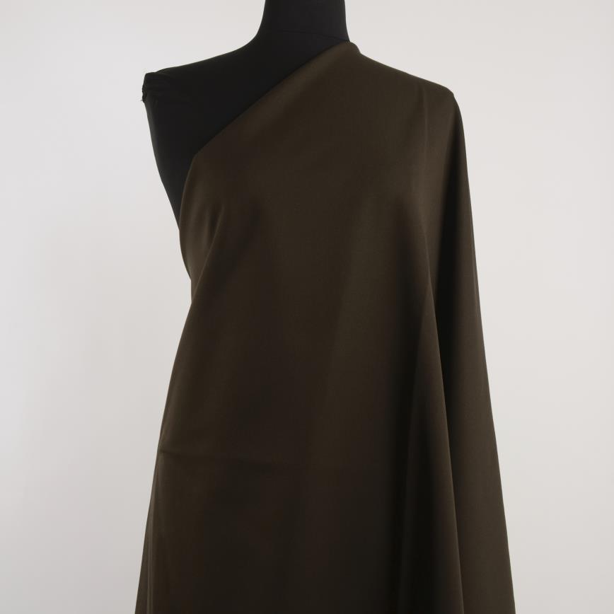 Twill, Cotton, Elastic, Hot Fudge