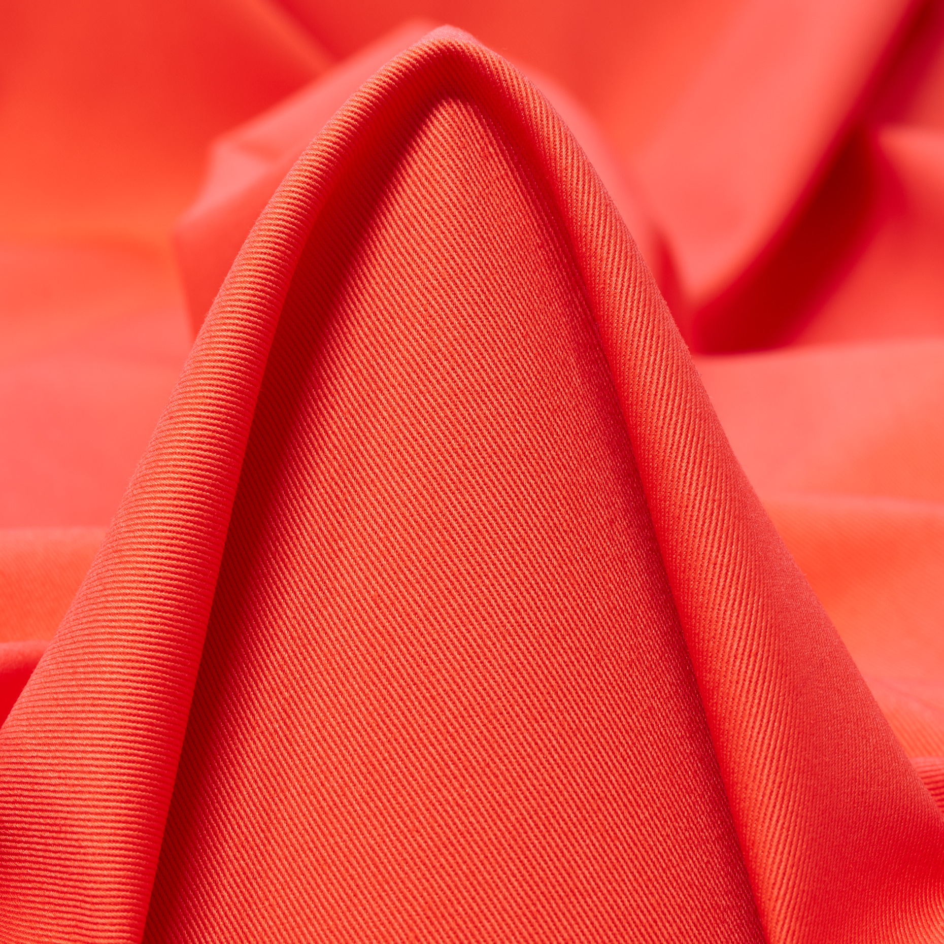 Twill, Cotone, Stretch, Cherry Tomato