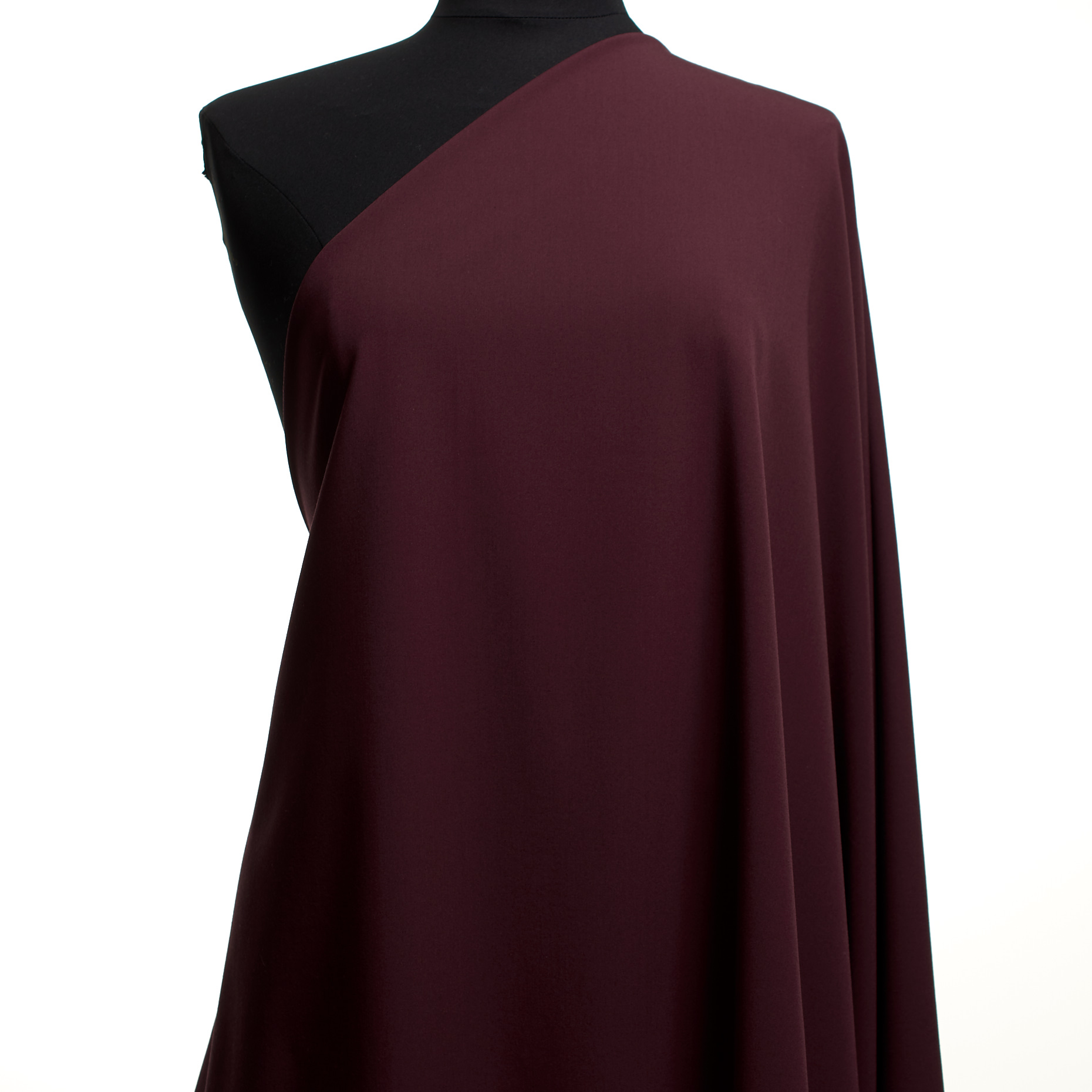 Twill, Mieszanka wiskozy, Stretch, Burgundy