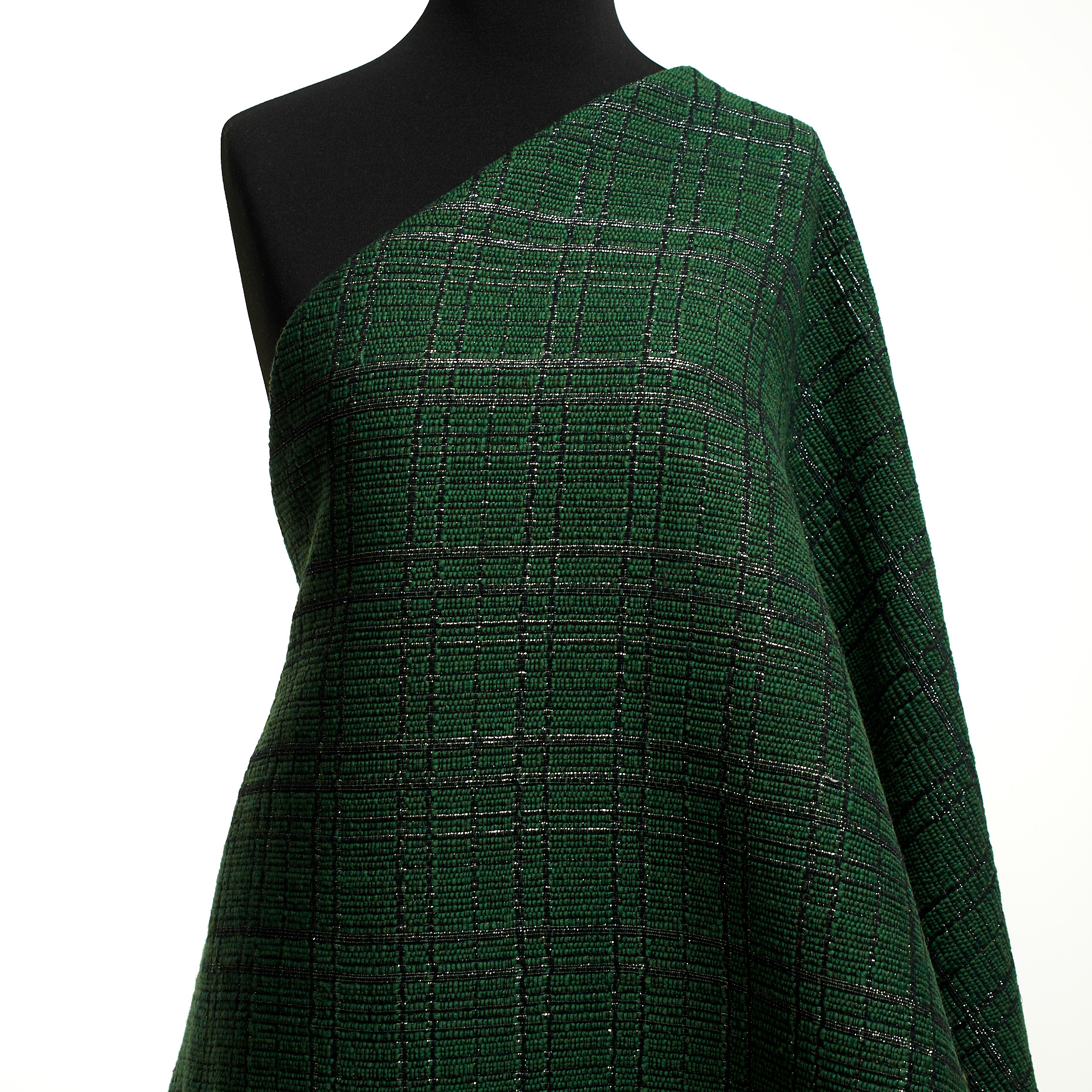 Chanel, Cotton Blend, Lurex, Green Bee&Silver