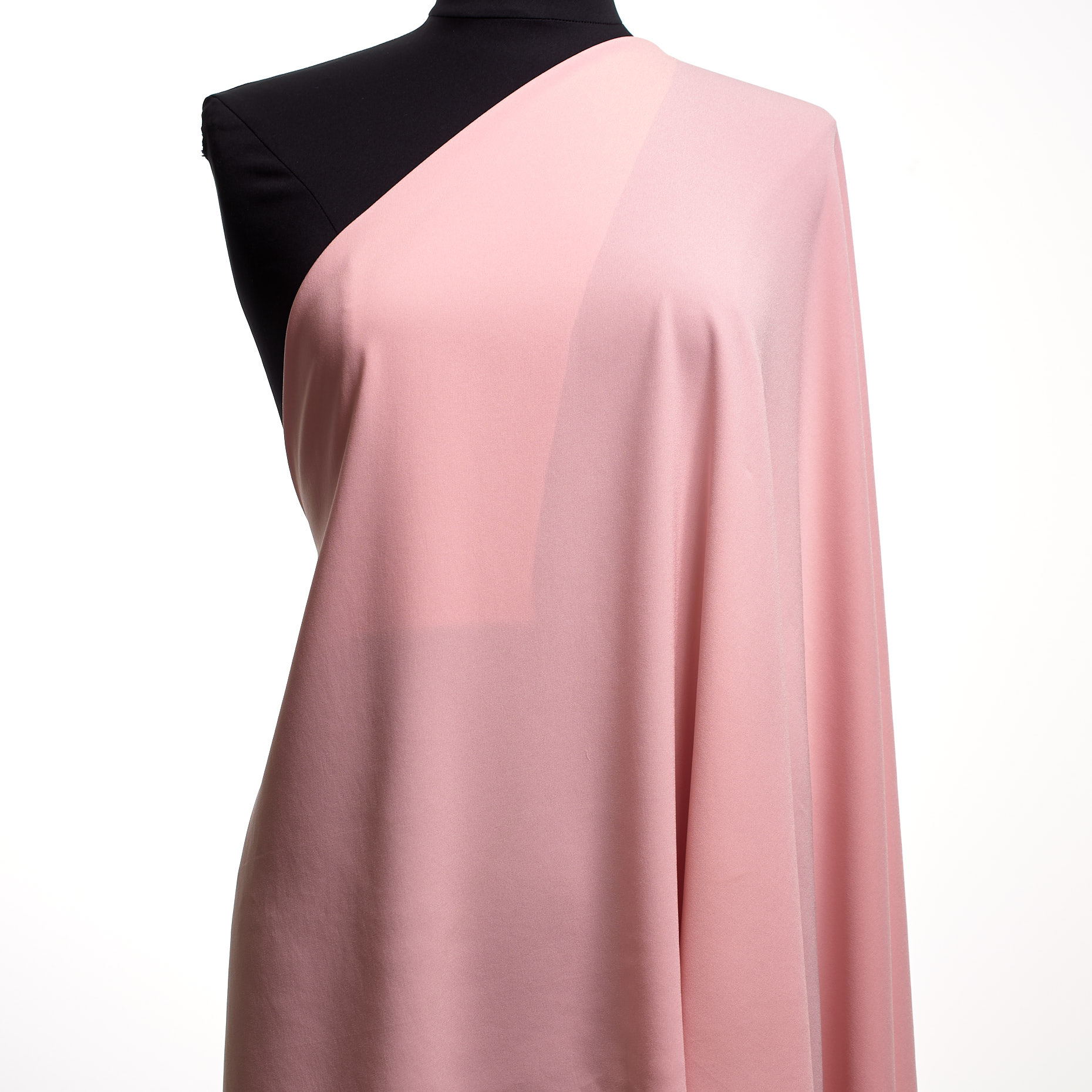 Crêpe, Satin, Triacetate, Orchid Pink
