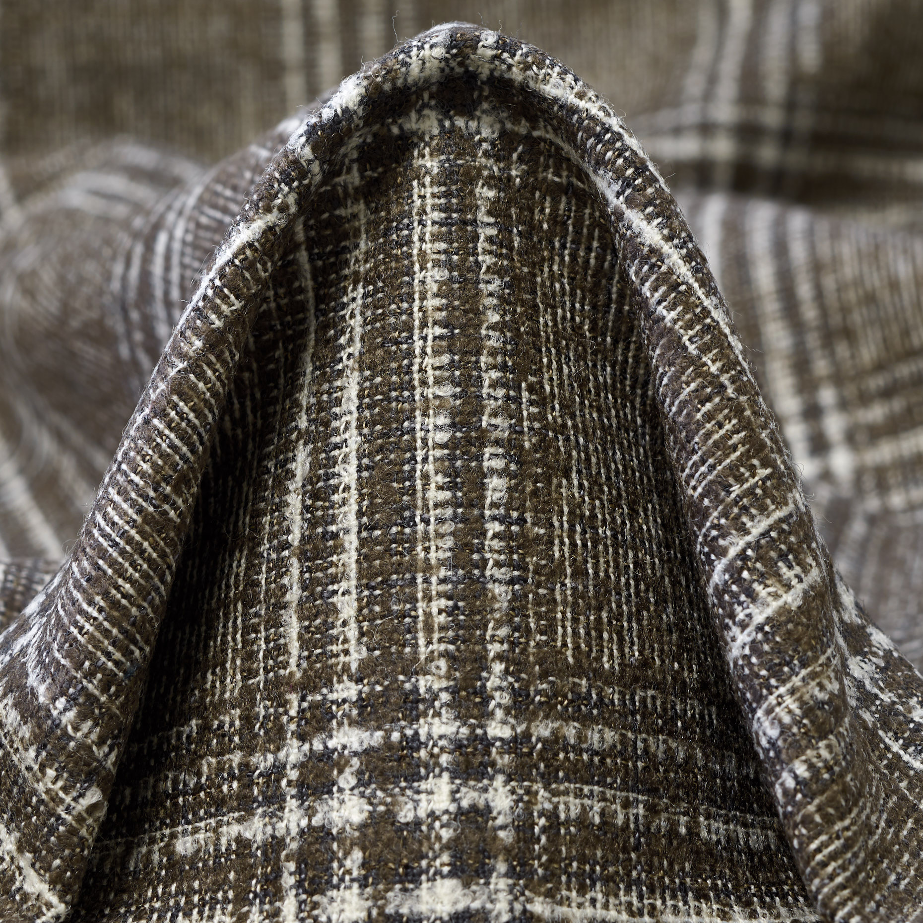 Laine Vierge, Cadre , Black Olive&Vaporous Gray