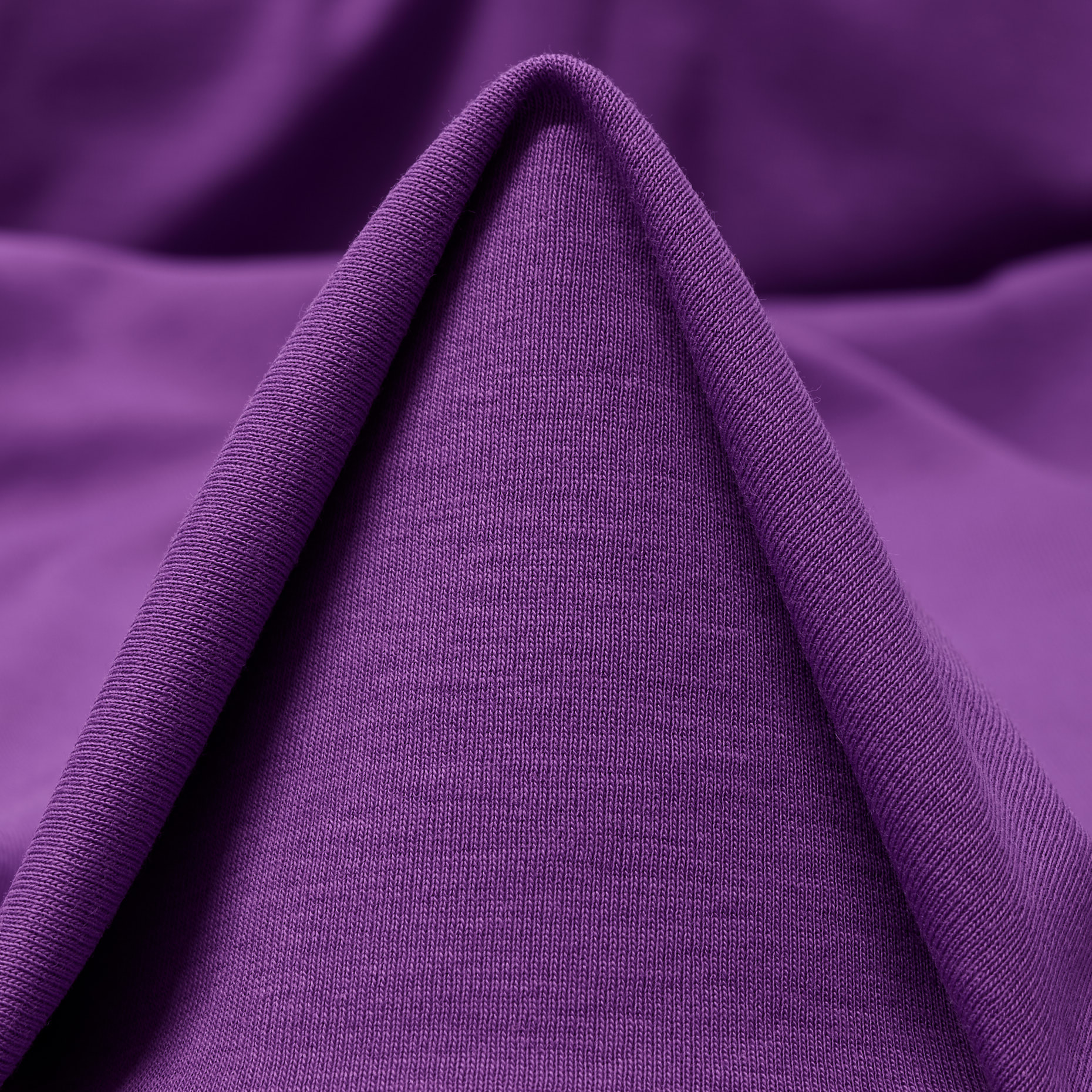 Jersey, Bawełna, Stretch, Royal Lilac
