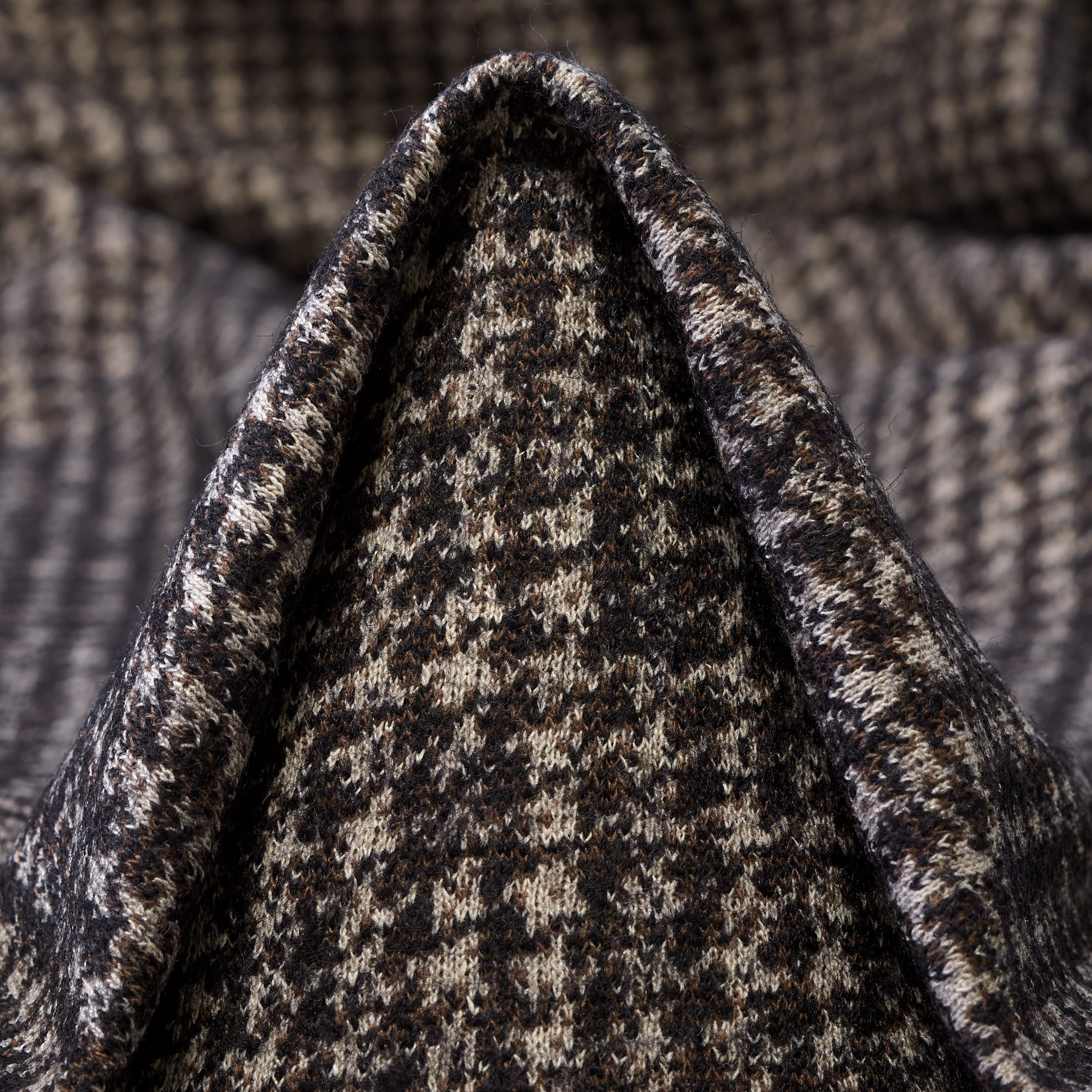 Jersey, Jacquard, Virgin Wool, Coffee Quartz&Almond Milk