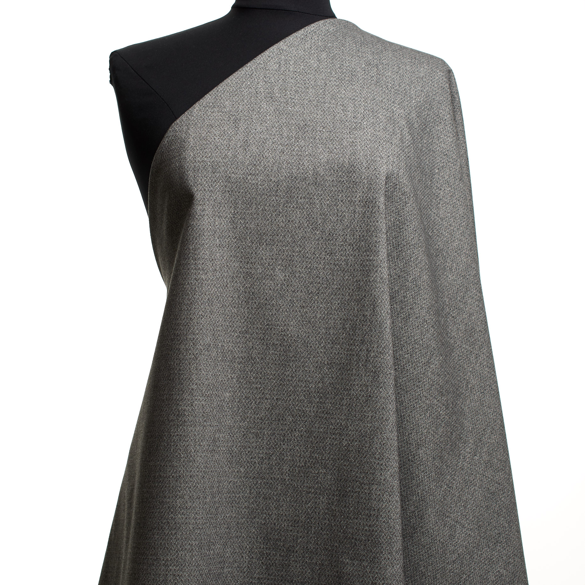 Cotone, Misto Viscosa, Stretch, Opal Gray