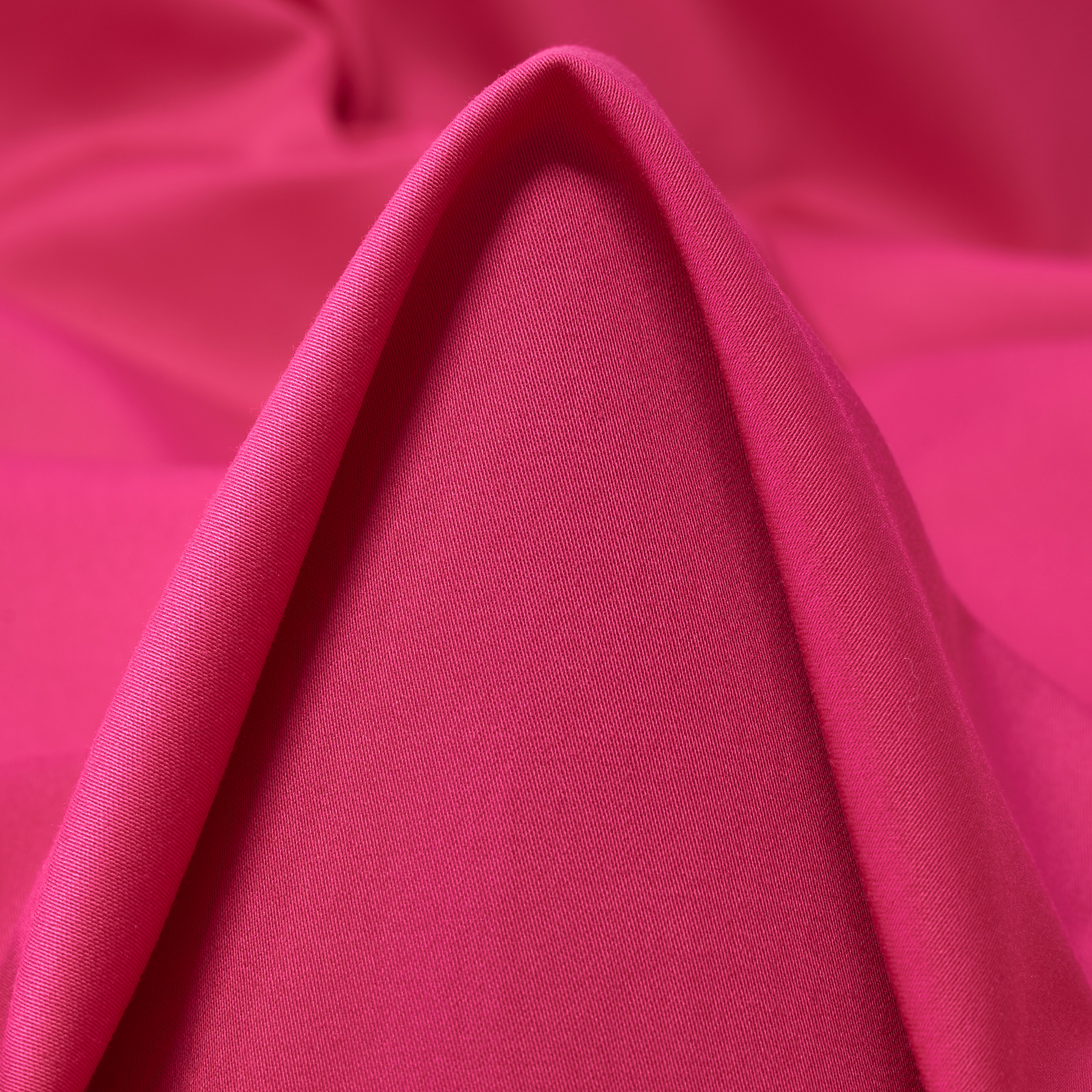 Popeline, Baumwolle, Elastik, Raspberry Sorbet