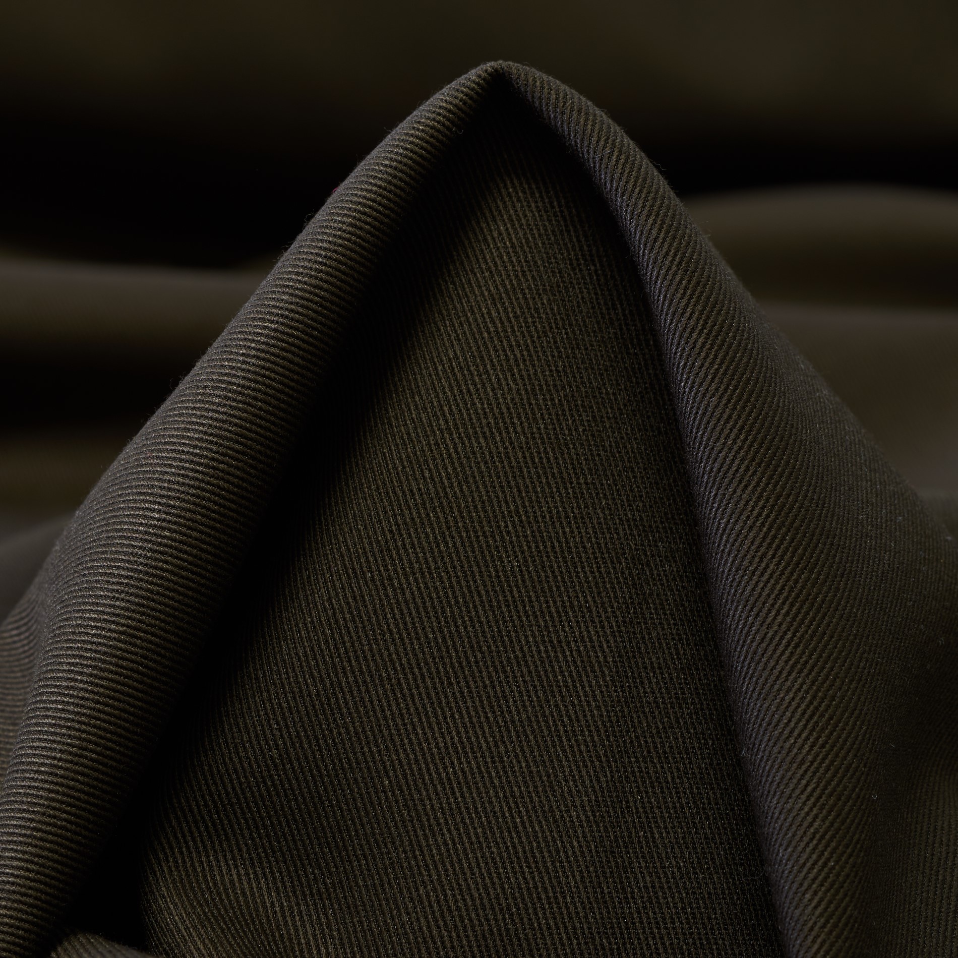 TWILL, VISCOSE BLEND, ELASTIC, HOT FUDGE