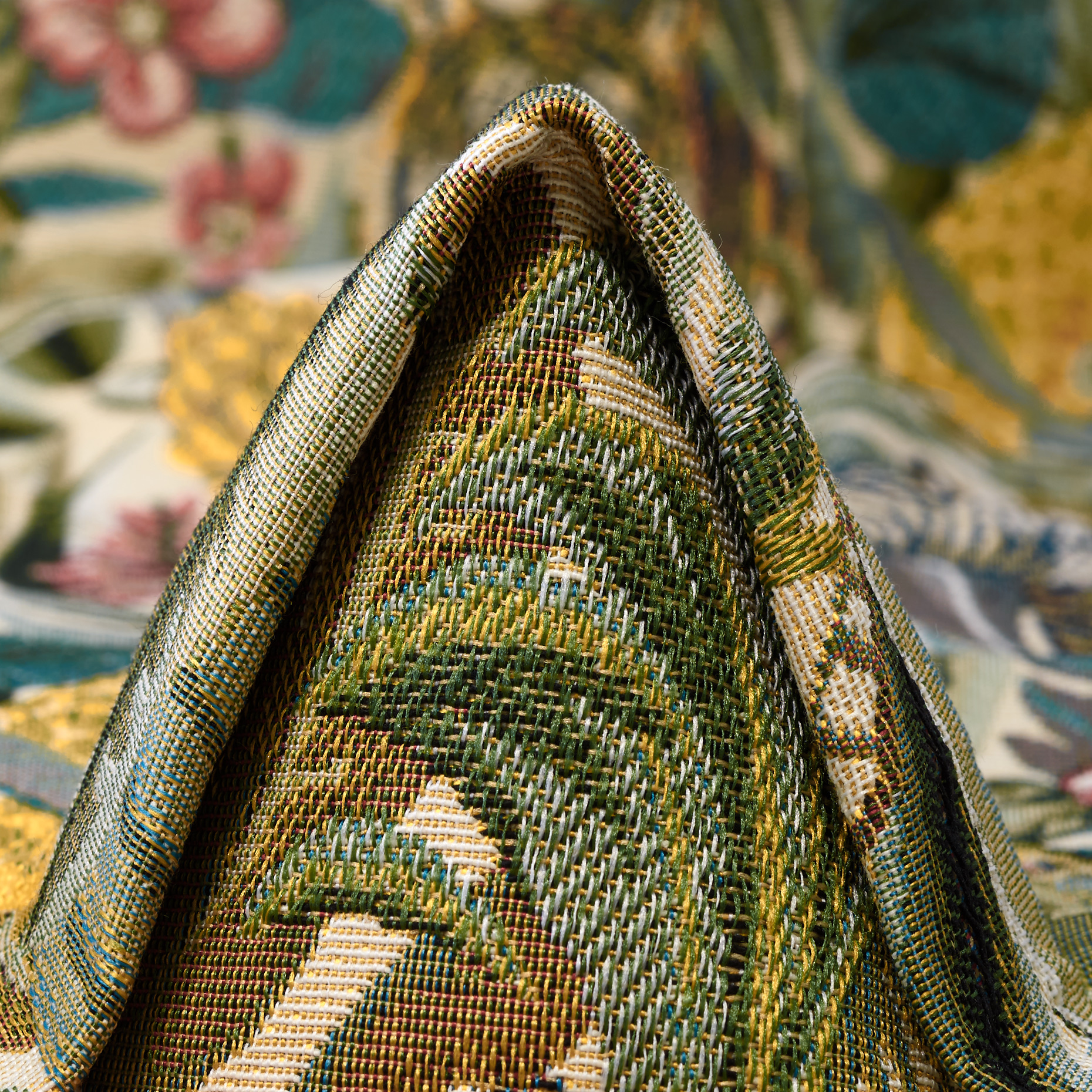 Jacquard, Algodón Mix, Floreal, Cloud Cream&Honey Gold (P000007120)