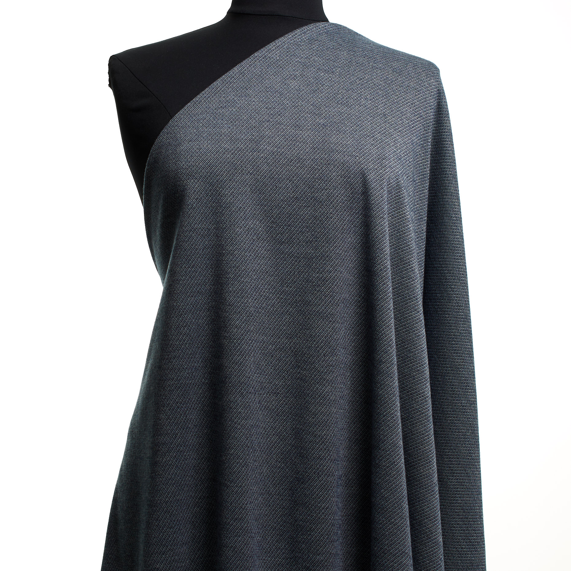 Jersey, Jacquard, Viscose Blend, Inkwell
