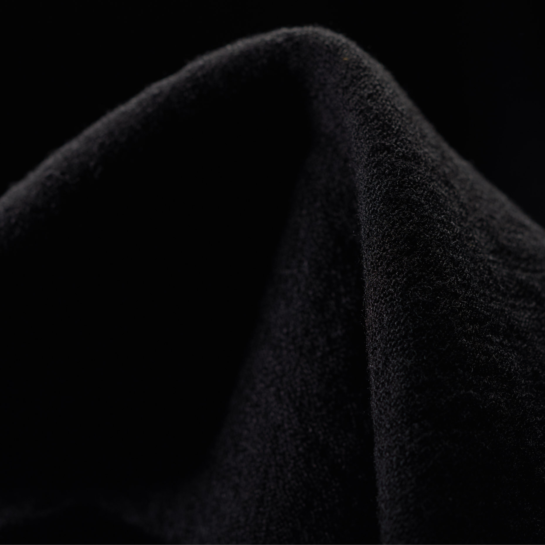 JACQUARD, WOOL, TONE ON TONE, RAVEN BLACK