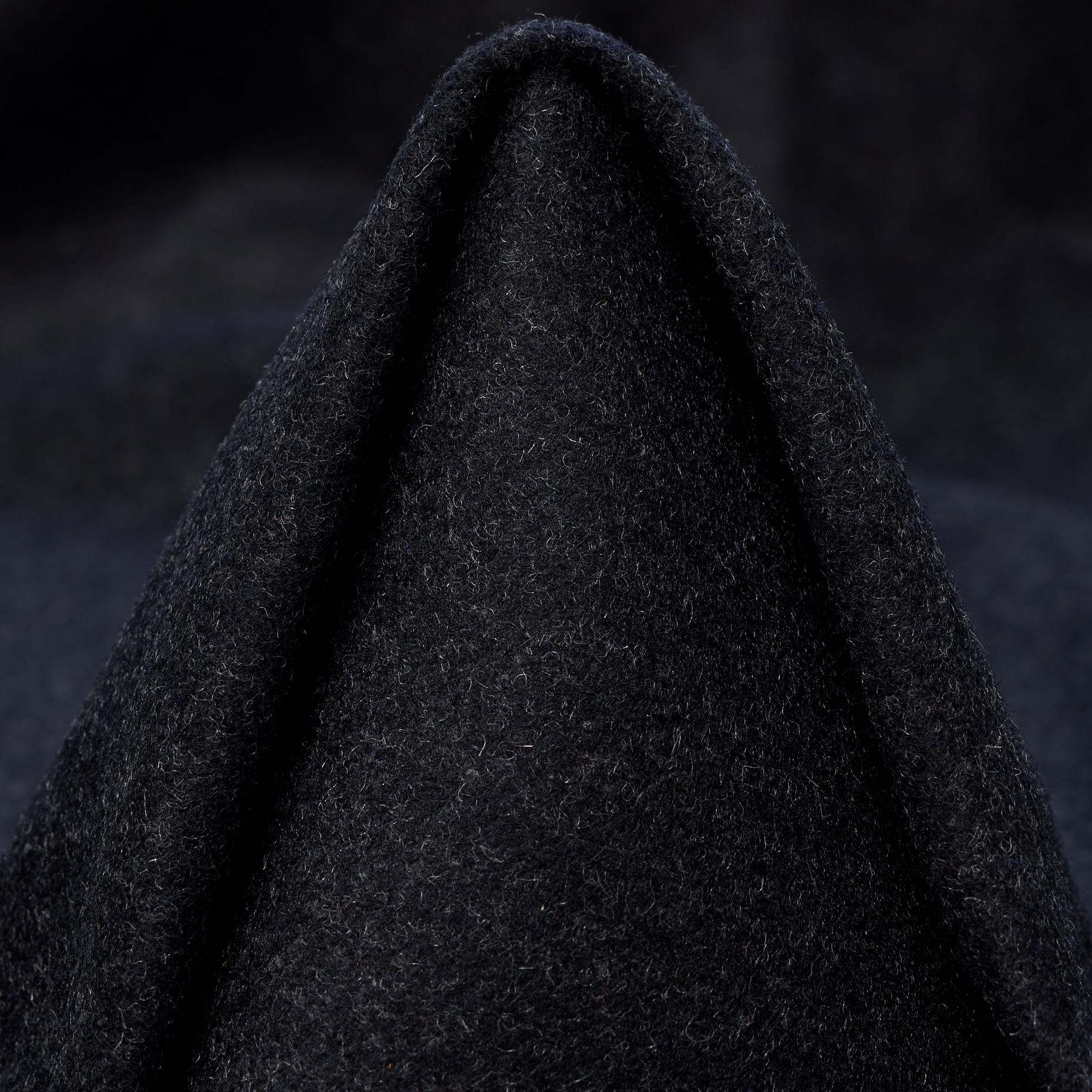 LODEN, WOOL, MELANGE, ASPHALT (F000048206)