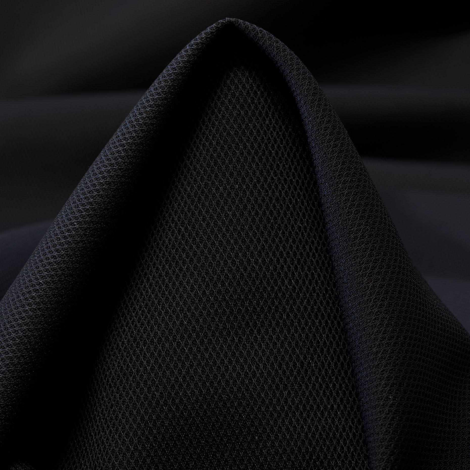 PIQUÉ, VISCOSE BLEND, ELASTIC, JET BLACK