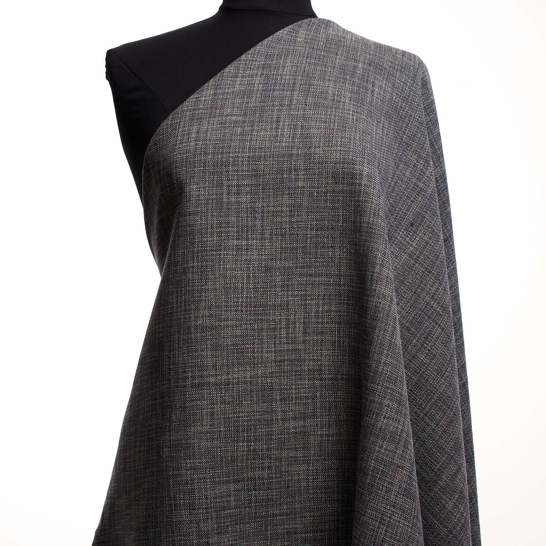 Cool Wool, Leinen Mix, Melange, Folkstone Gray