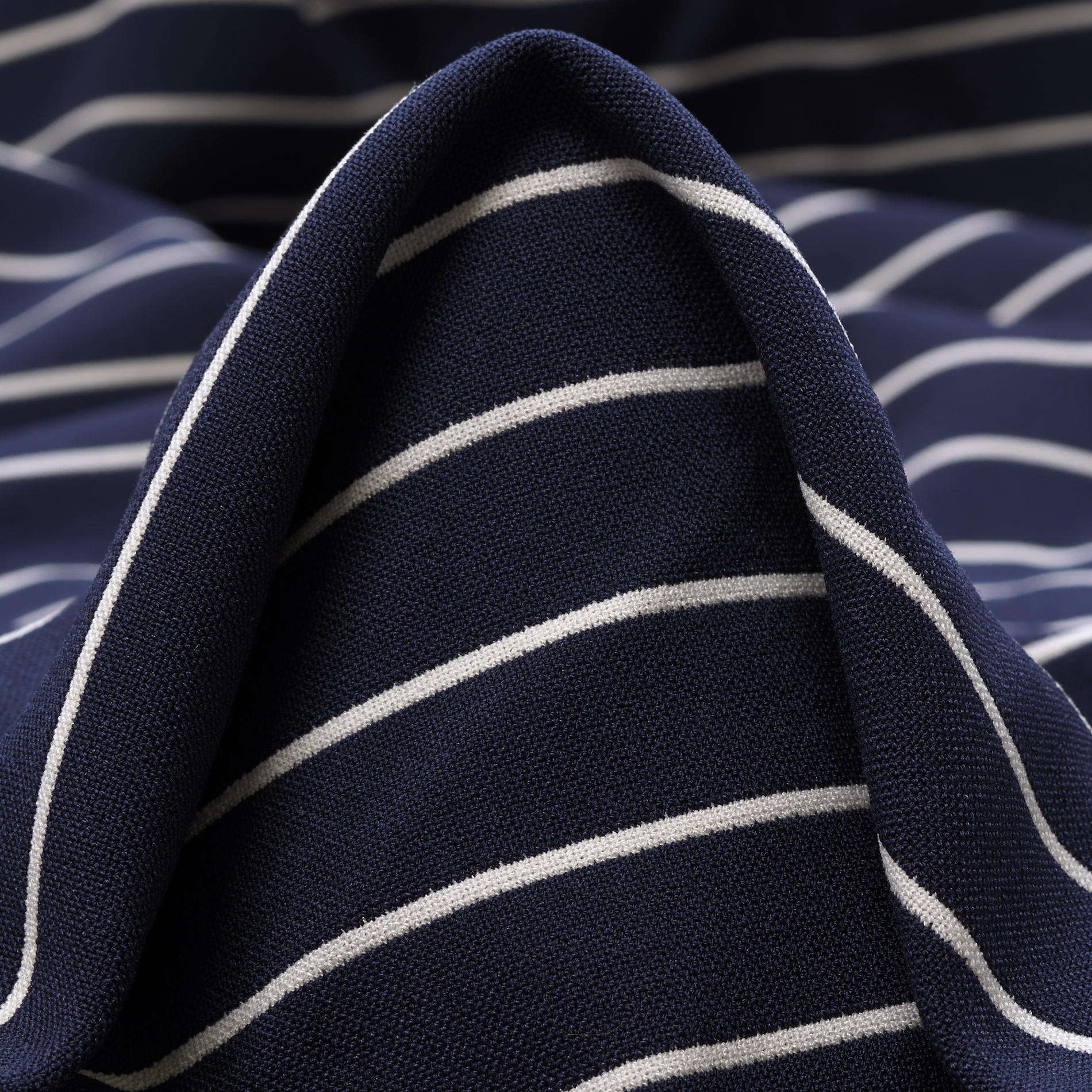 Misto Viscosa, Rigato, Stretch, Parisian Night&Snow White (F000034634)