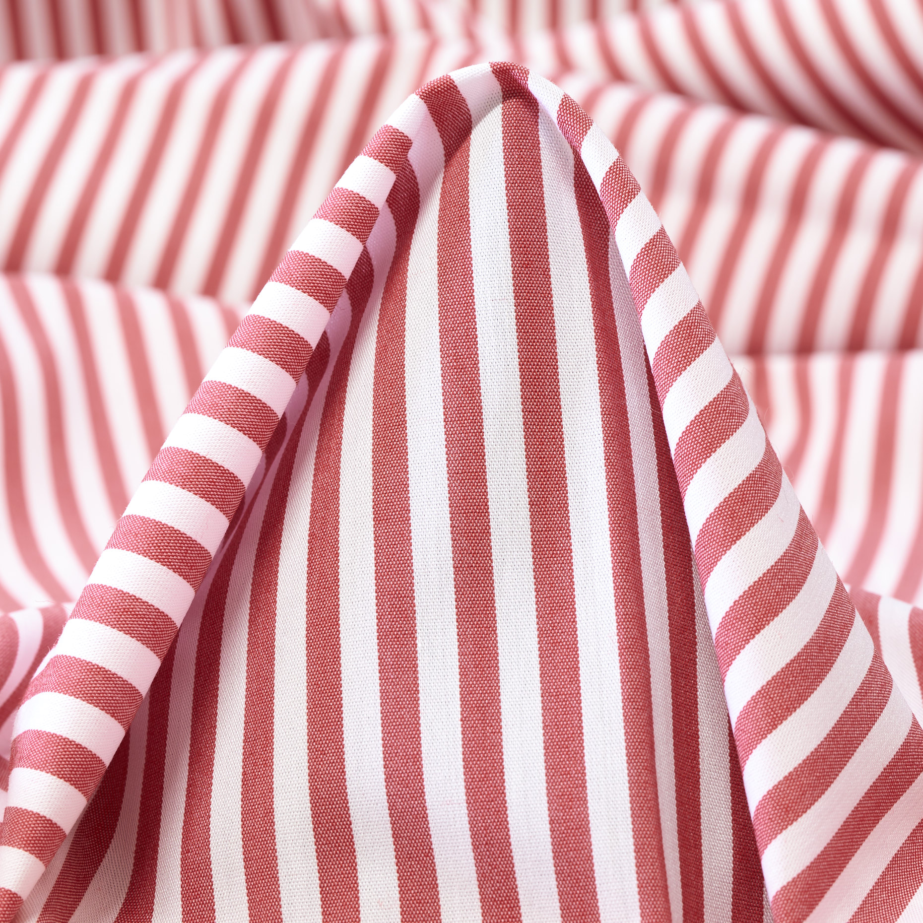 POPLIN, COTTON, STRIPES, WARM SAND&BLACKENED PEARL