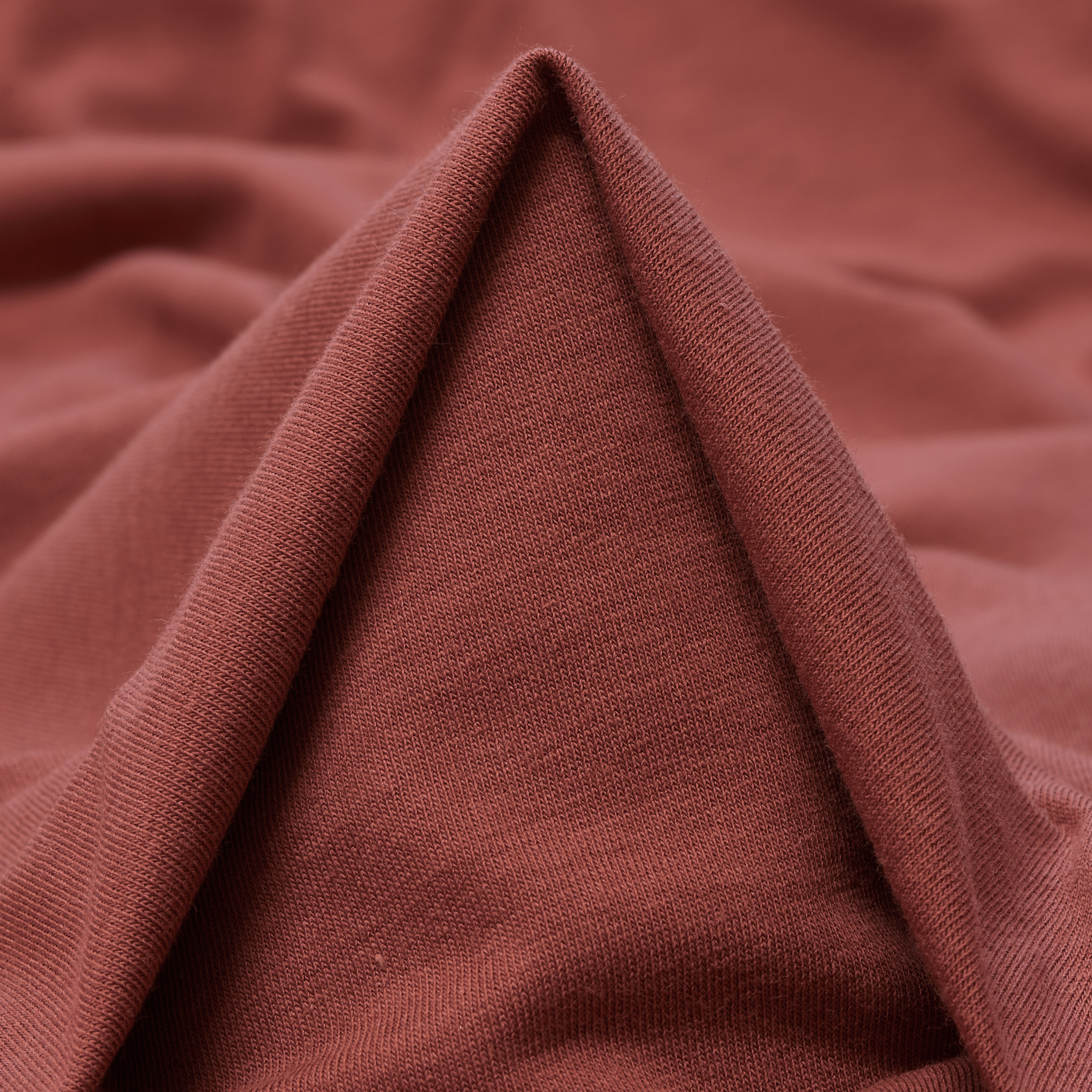 Single Jersey, Cotton, Brick Red