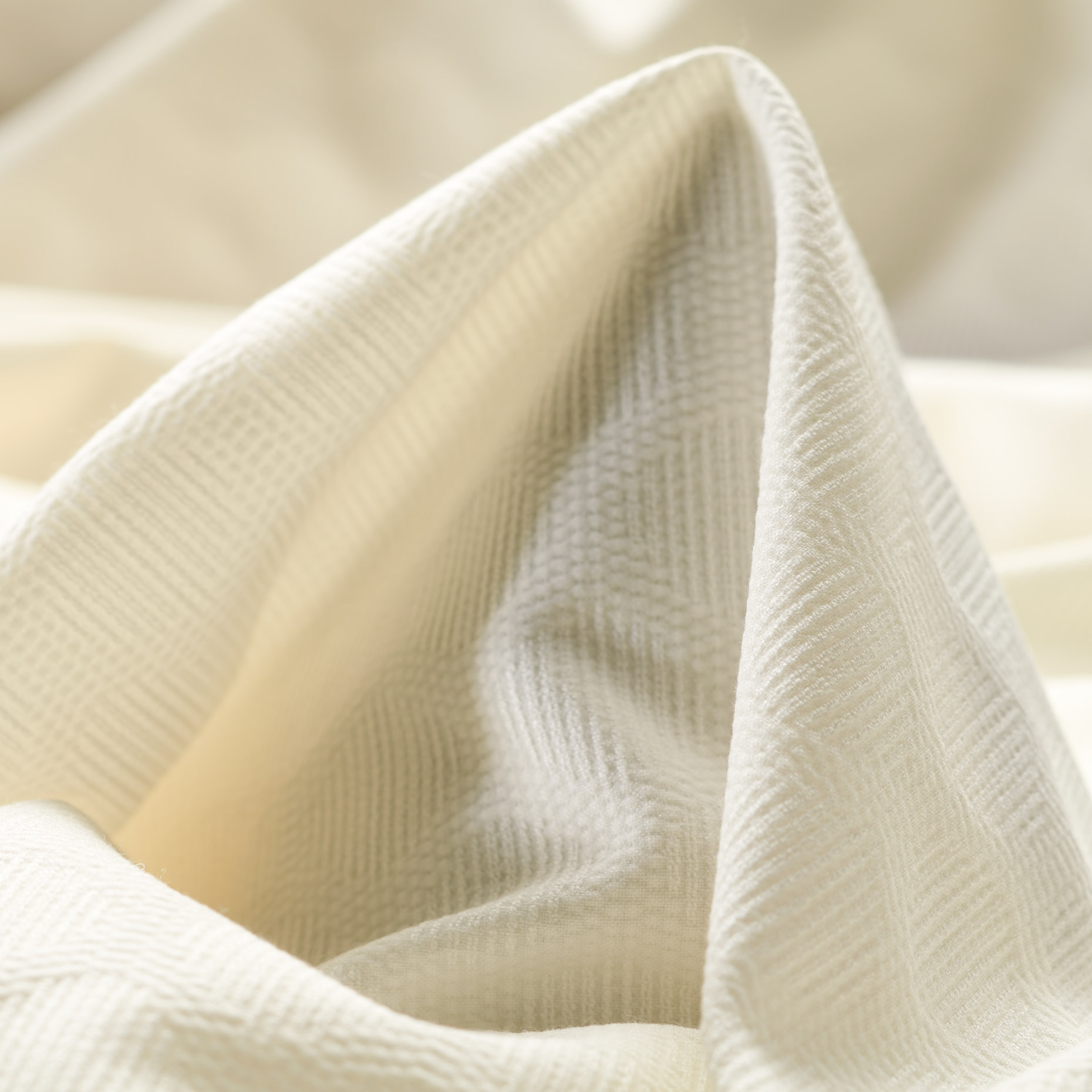 JACQUARD, VISCOSE, SNOW WHITE