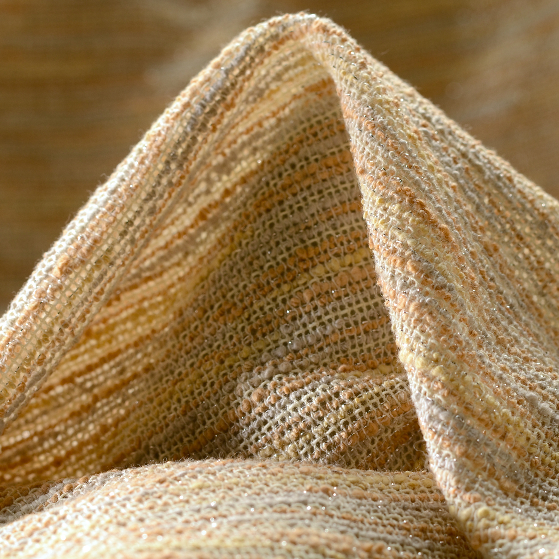 Cotone, Lurex, Trasparente, Sand Dollar