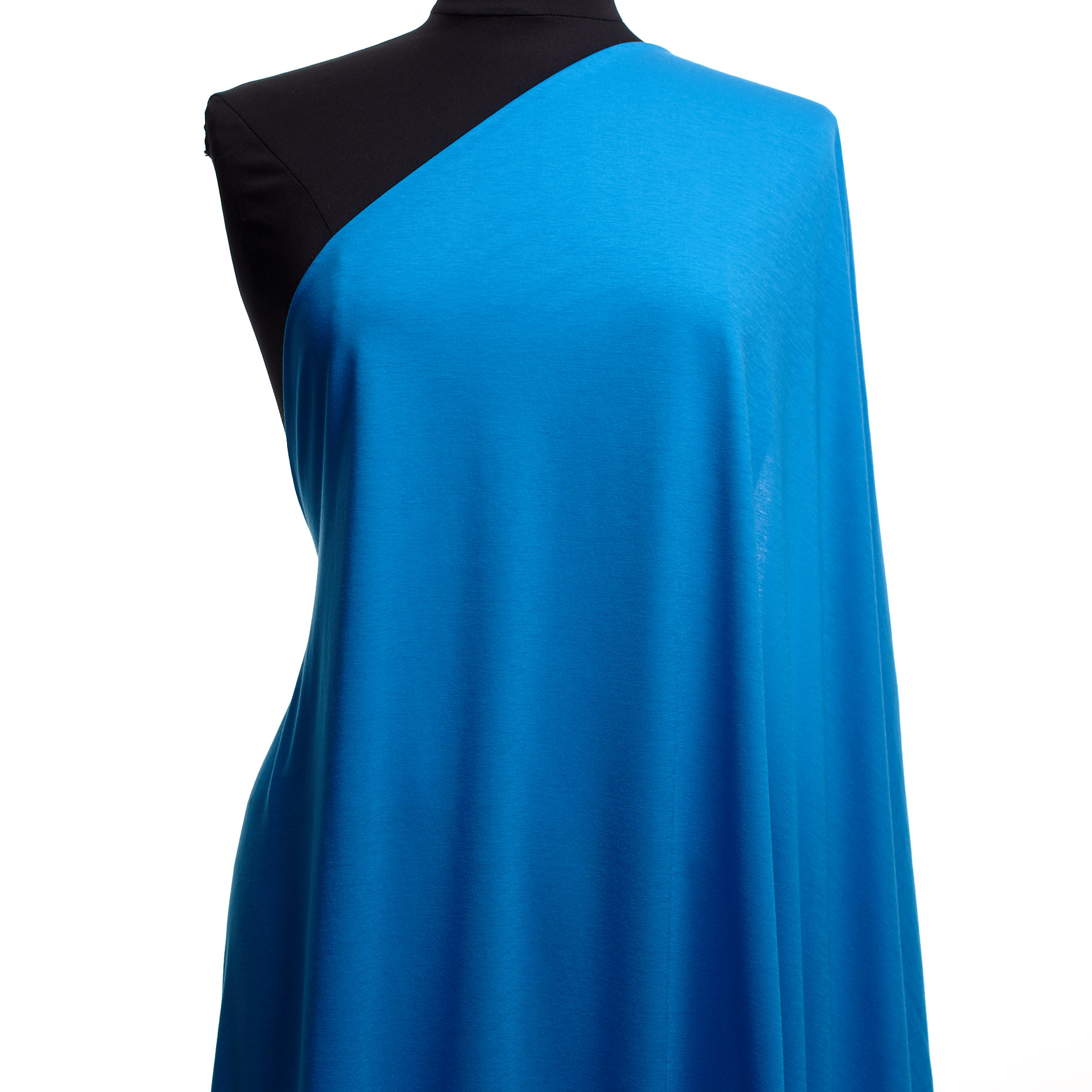 Cotton, Jersey, Flashy Turquoise