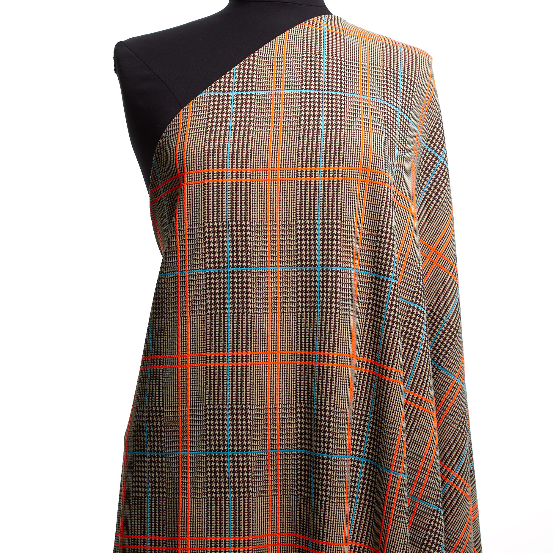 Jersey, Jacquard, Elástique, Cognac&Mandarin Orange