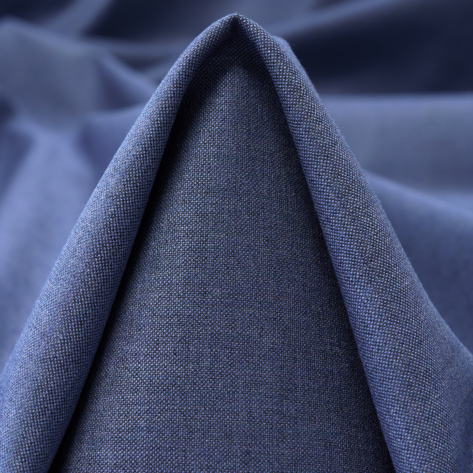 Cool Wool, Viscose Blend, Melange, Dusty Blue