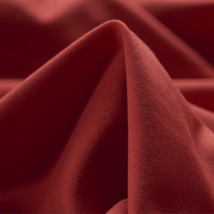 Twill, Misto Viscosa, Stretch, True Red