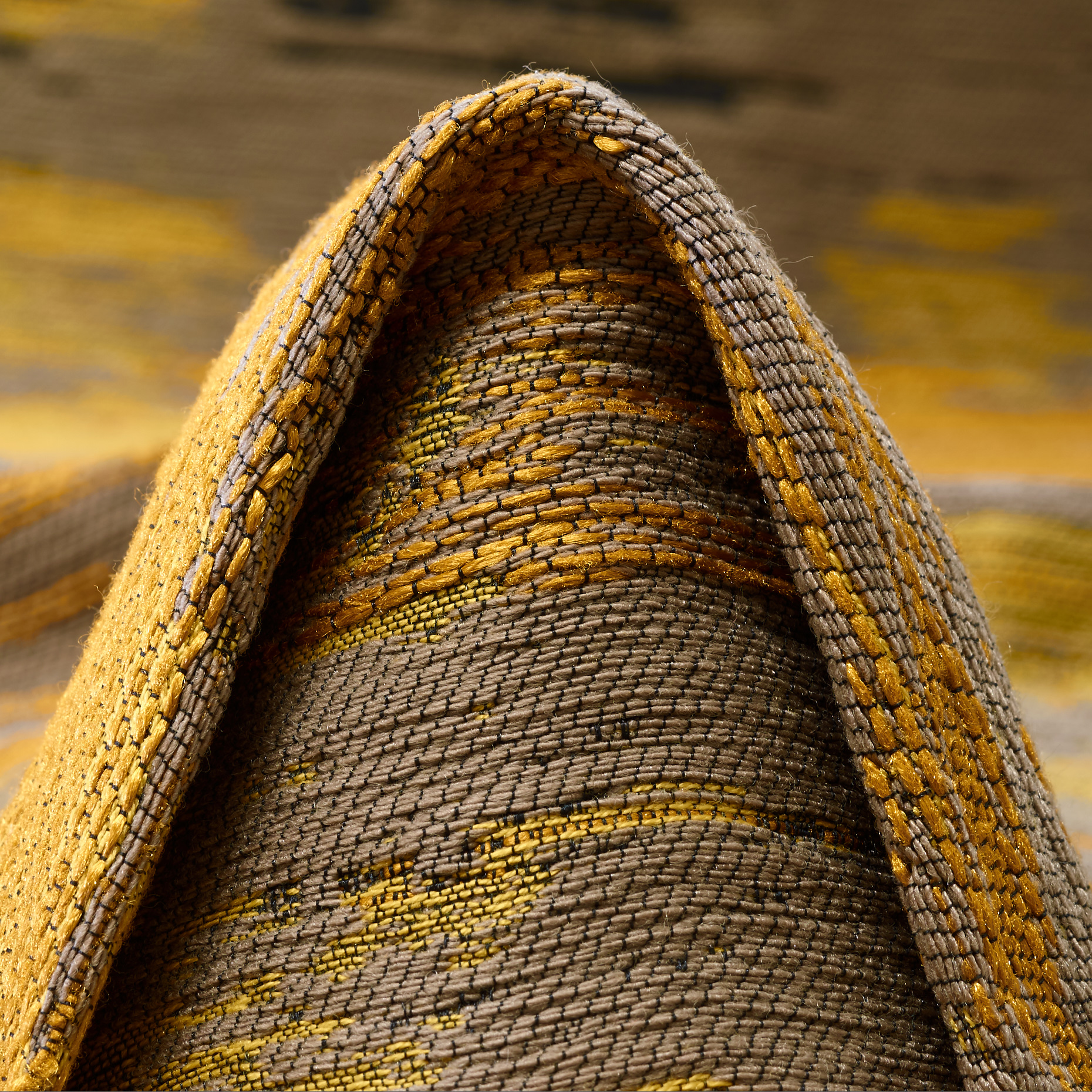 Jacquard, Tissu Rigide , Yellow Balloon&Mirage Gray (F000053896)
