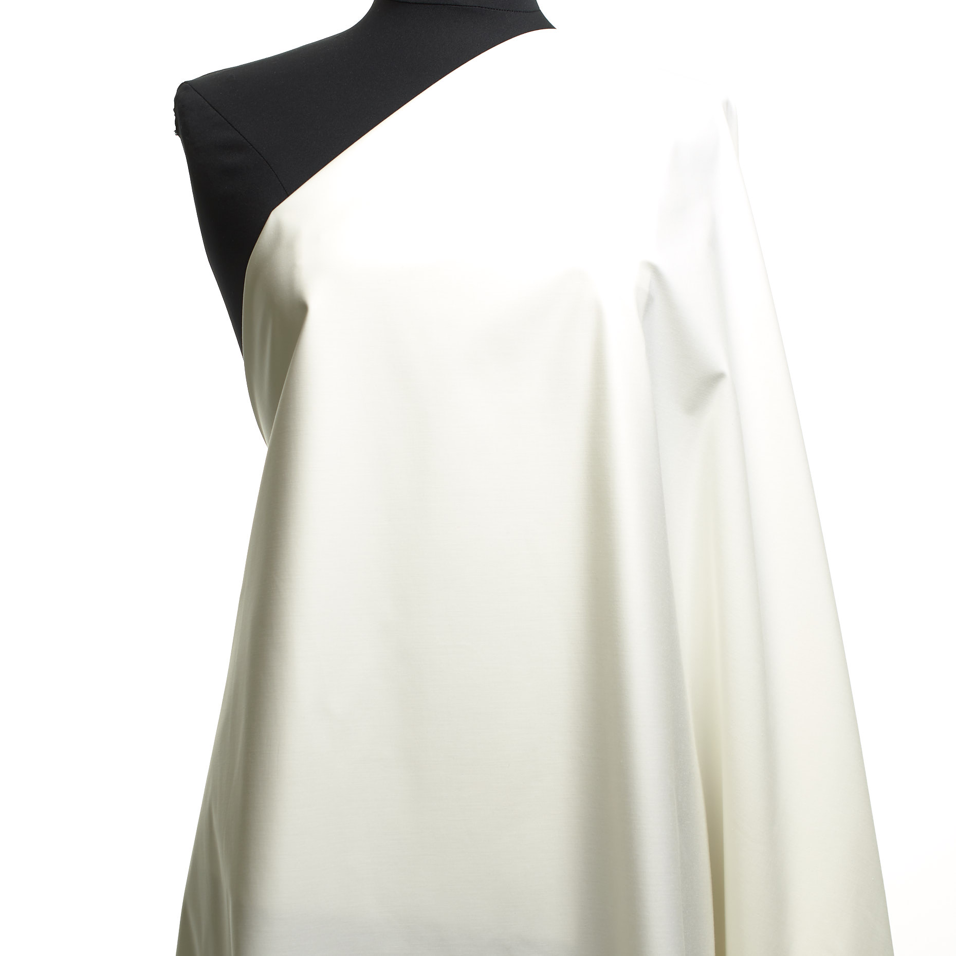 Twill, Baumwolle, Brushed, Brilliant White
