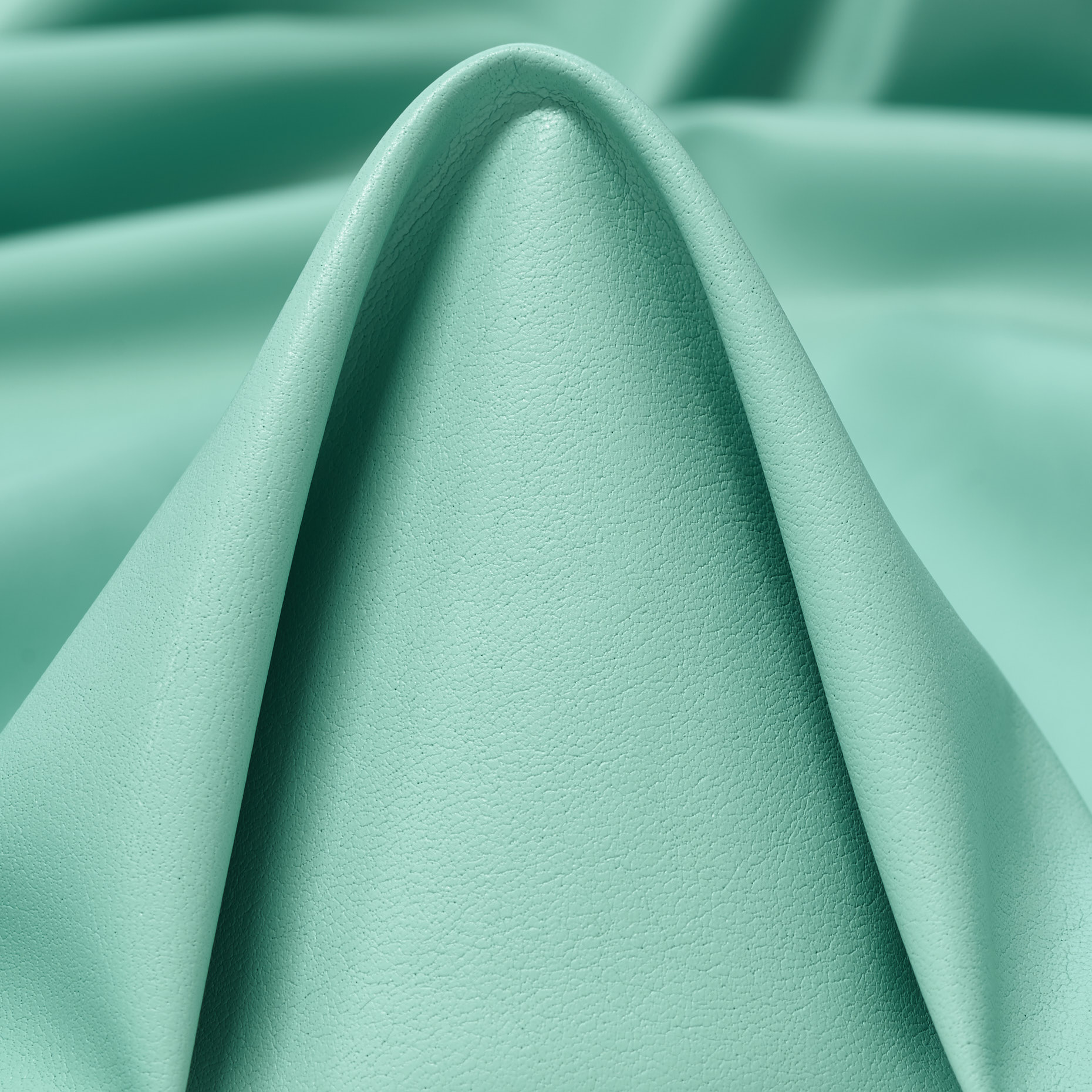 Kunstleder, Polyamid, Elastik, Pastel Turquoise