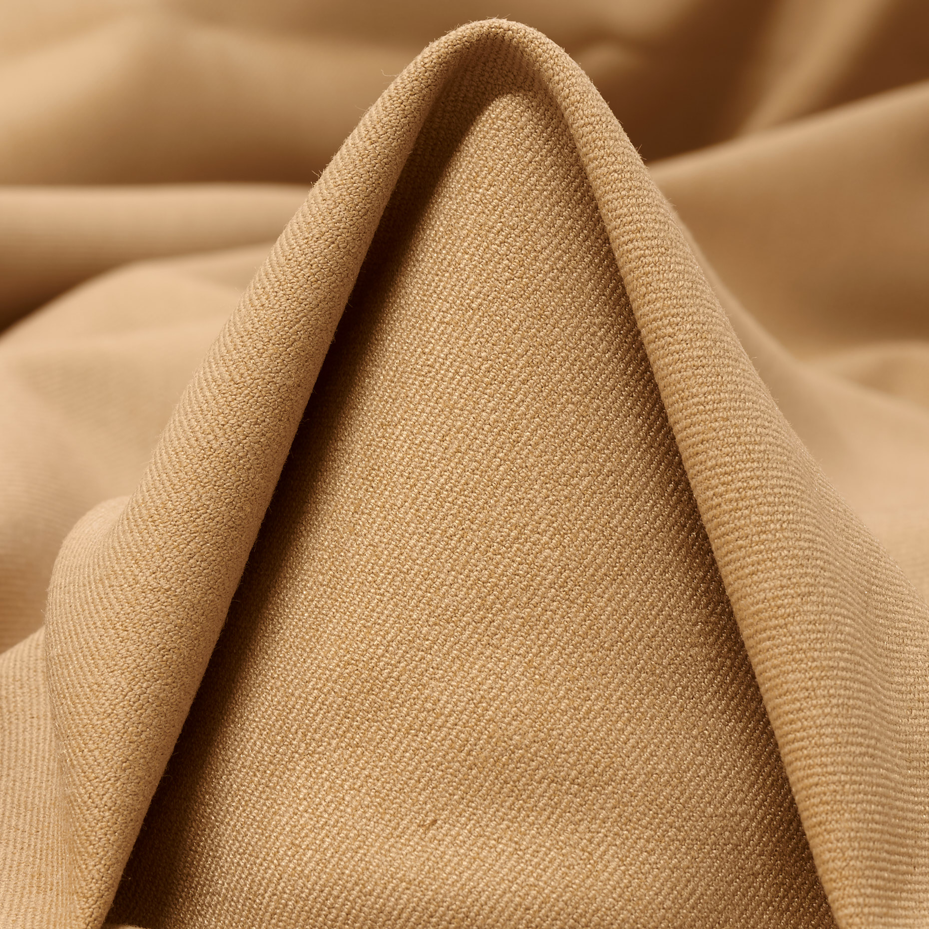 TWILL, VISCOSE BLEND, ELASTIC, GINGER