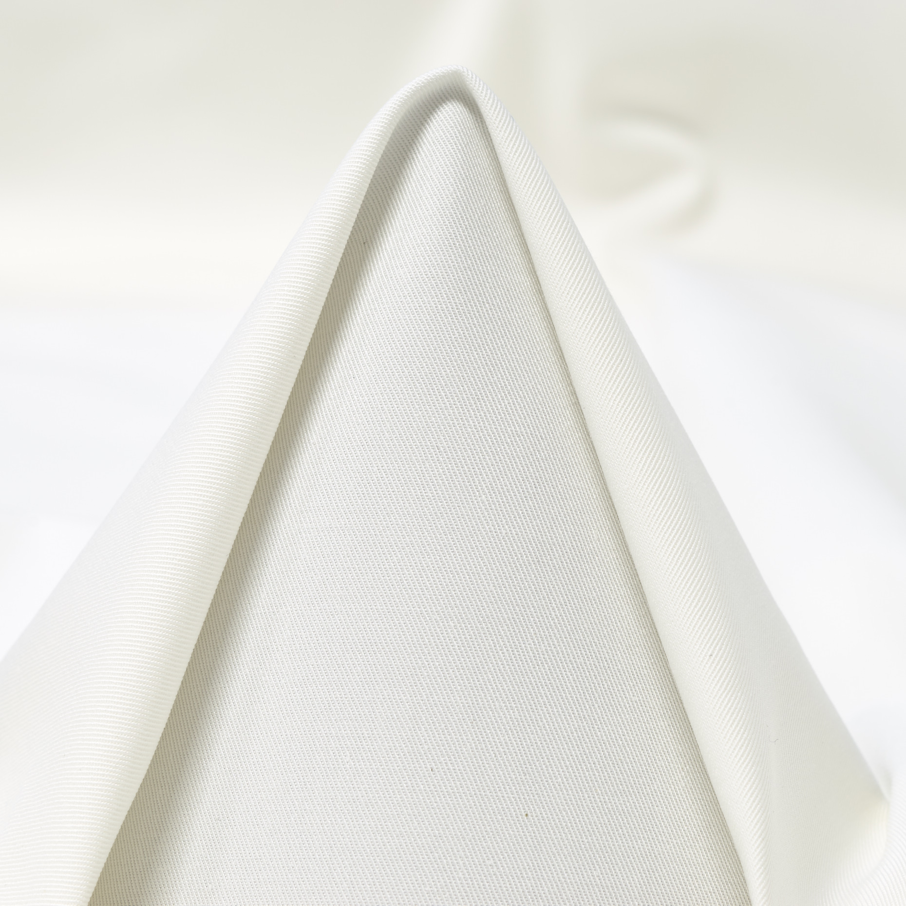 Twill, Bawełna, Sztywny materiał, Brilliant White
