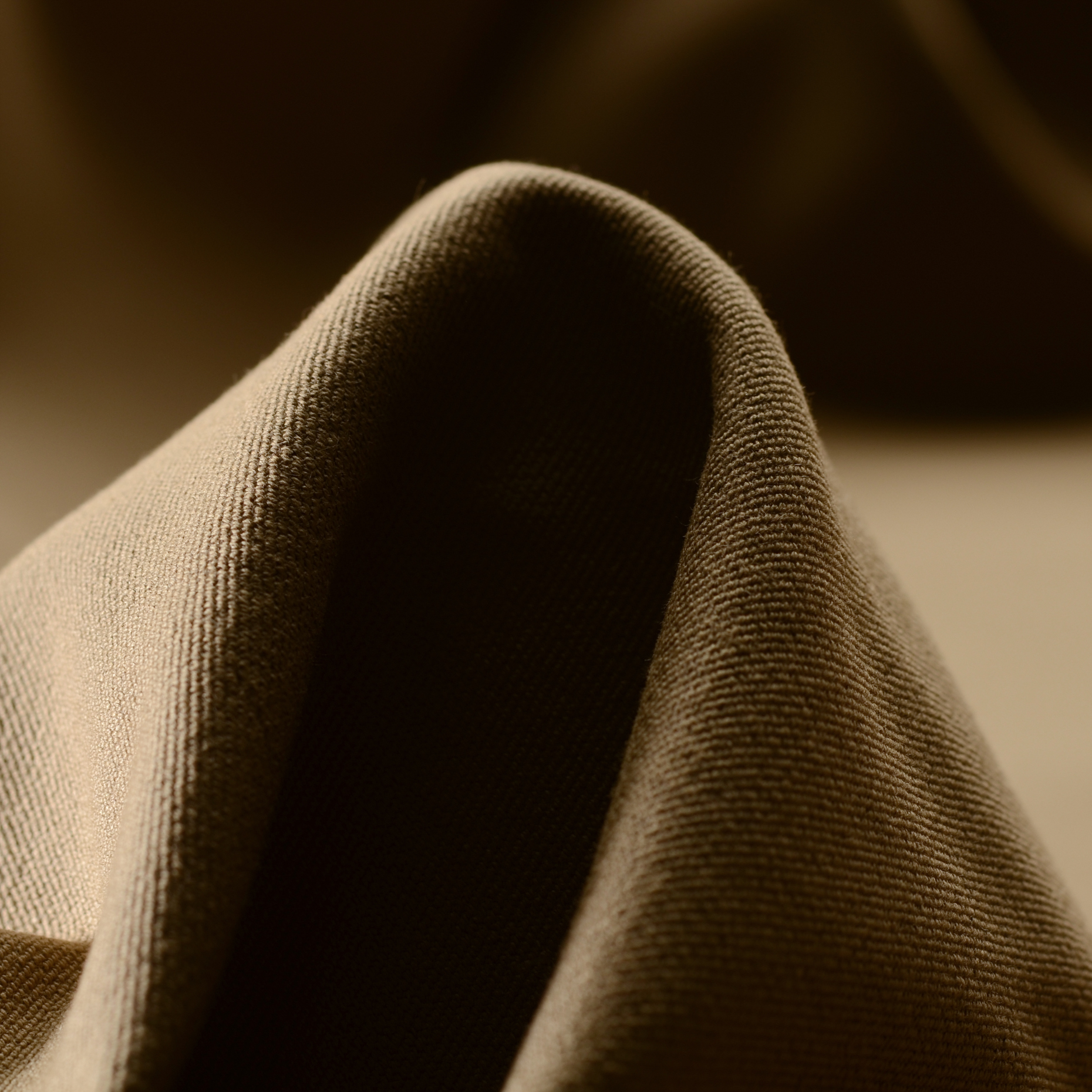Twill, Baumwolle, Elastik, Irish Cream