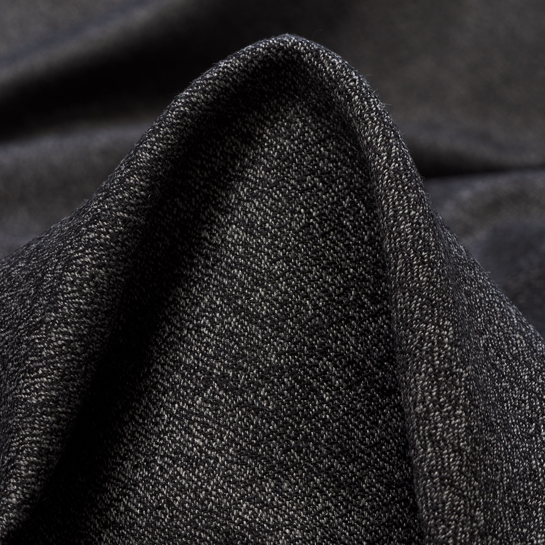 Lana Vergine, Melange, Stretch, Blackened Pearl