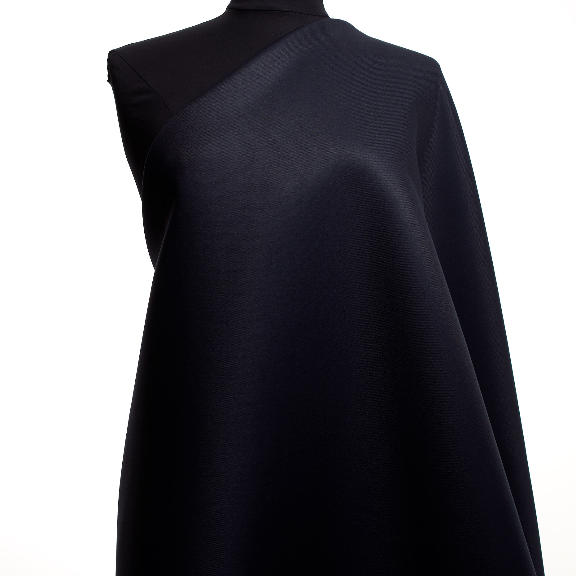 Twill, Virgin Wool, Silk, Mood Indigo