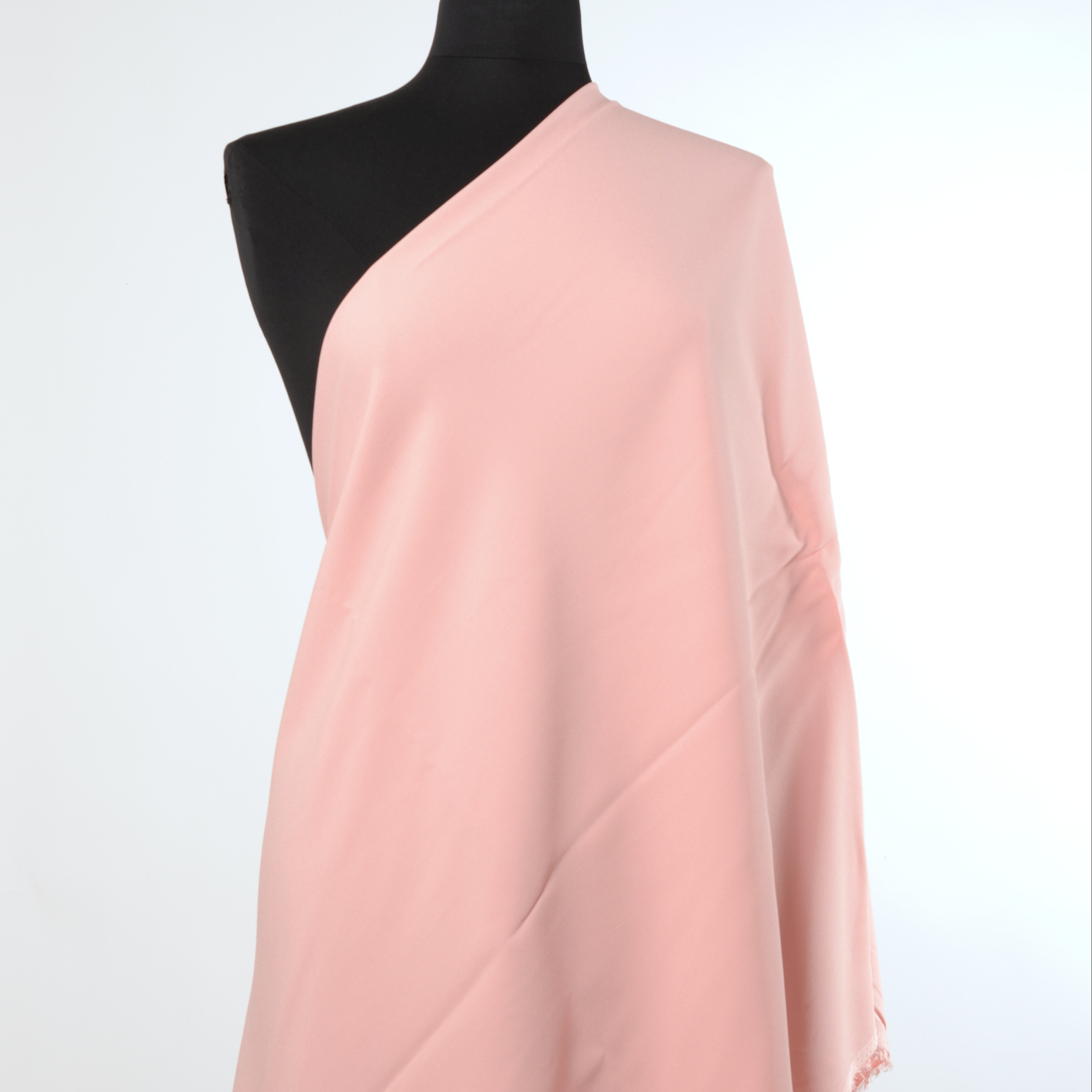 CRÊPE, SATIN, VISCOSE, CHALK PINK