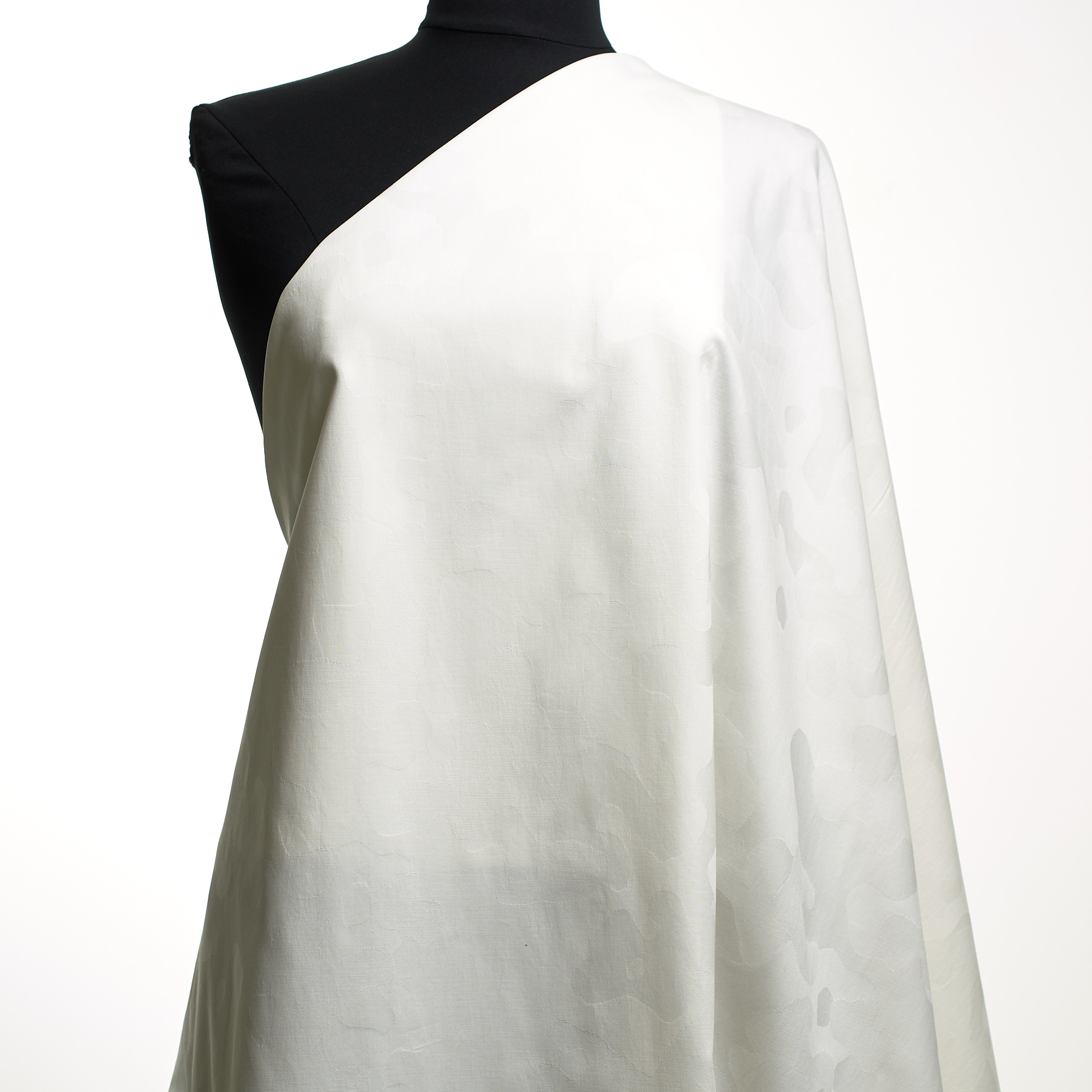 JACQUARD, COTTON, TONE ON TONE, SNOW WHITE