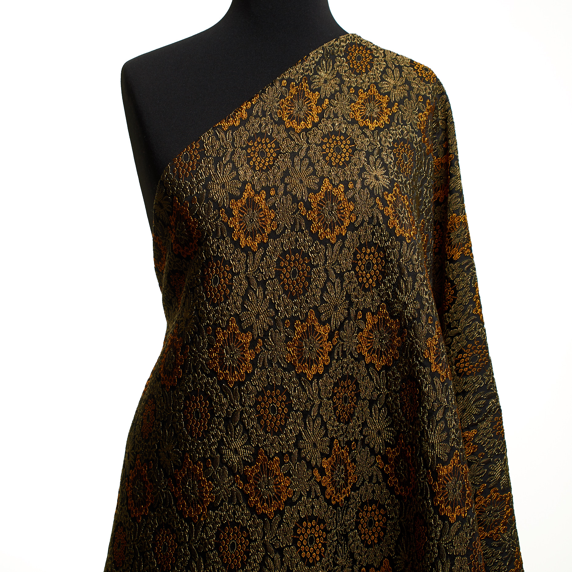 JACQUARD, FLORAL, LIGHT TAUPE&DESERT SUN