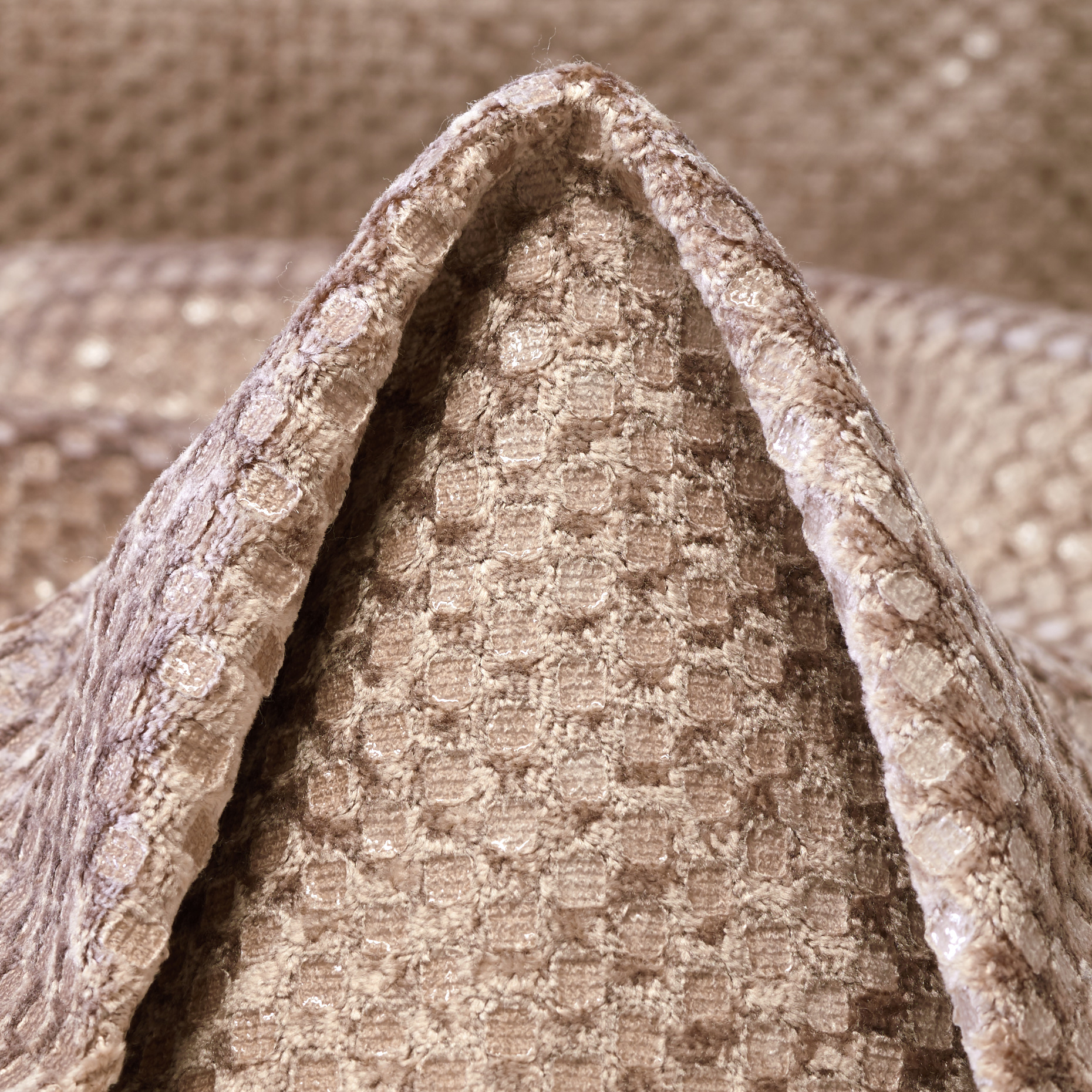 Jacquard, Viscosa, Design Geometrico, Savannah Tan (F000053798)