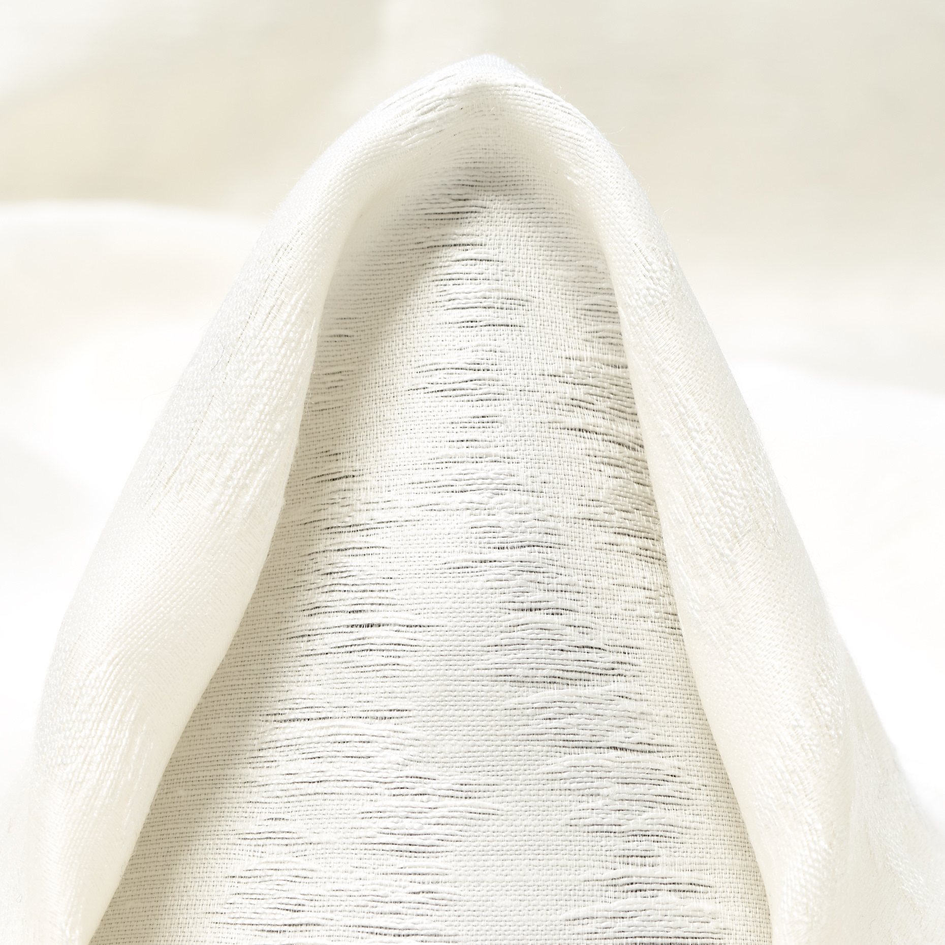 Jacquard, Viscose , Soie, Lucent White