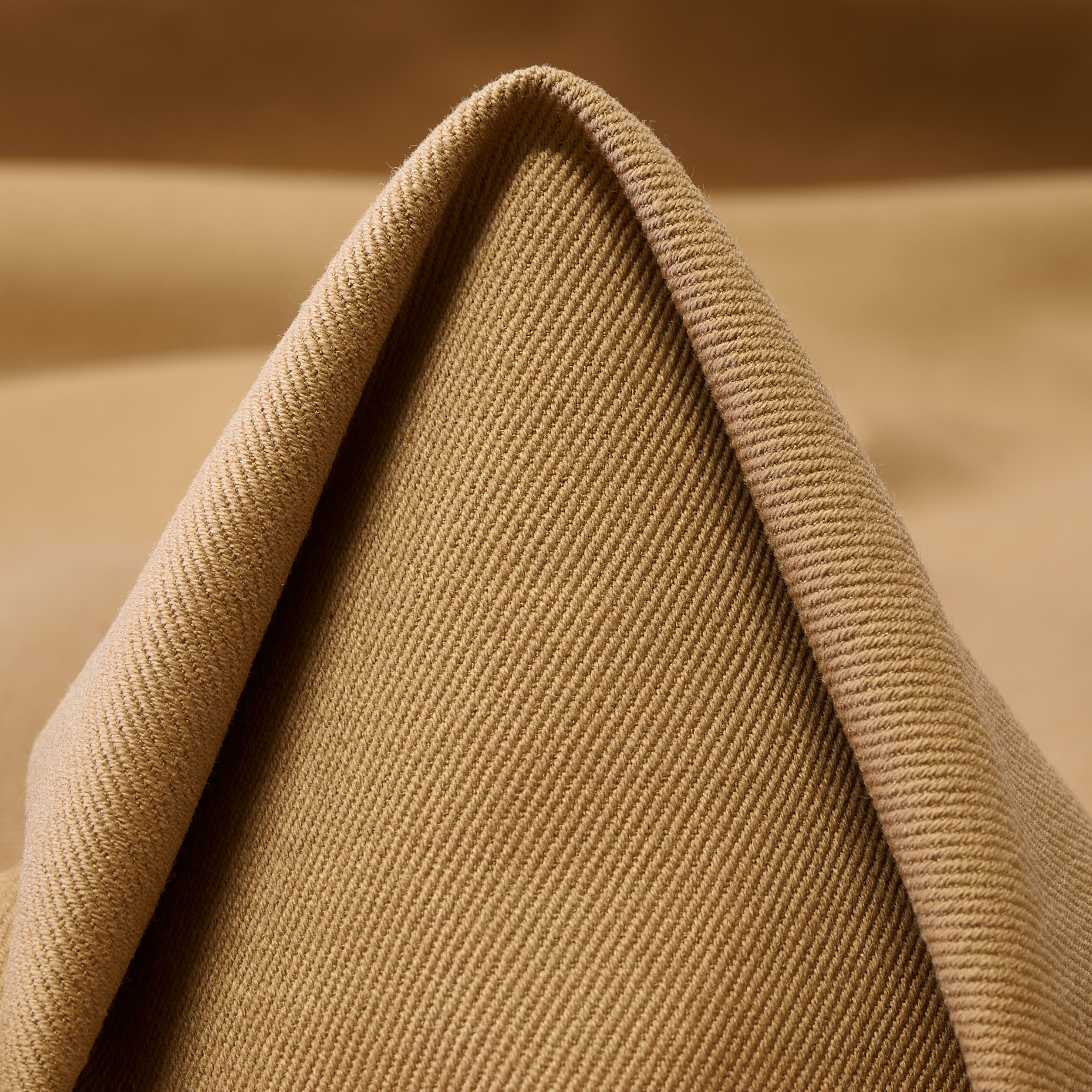 Twill, Cotton, Elastic, Sand