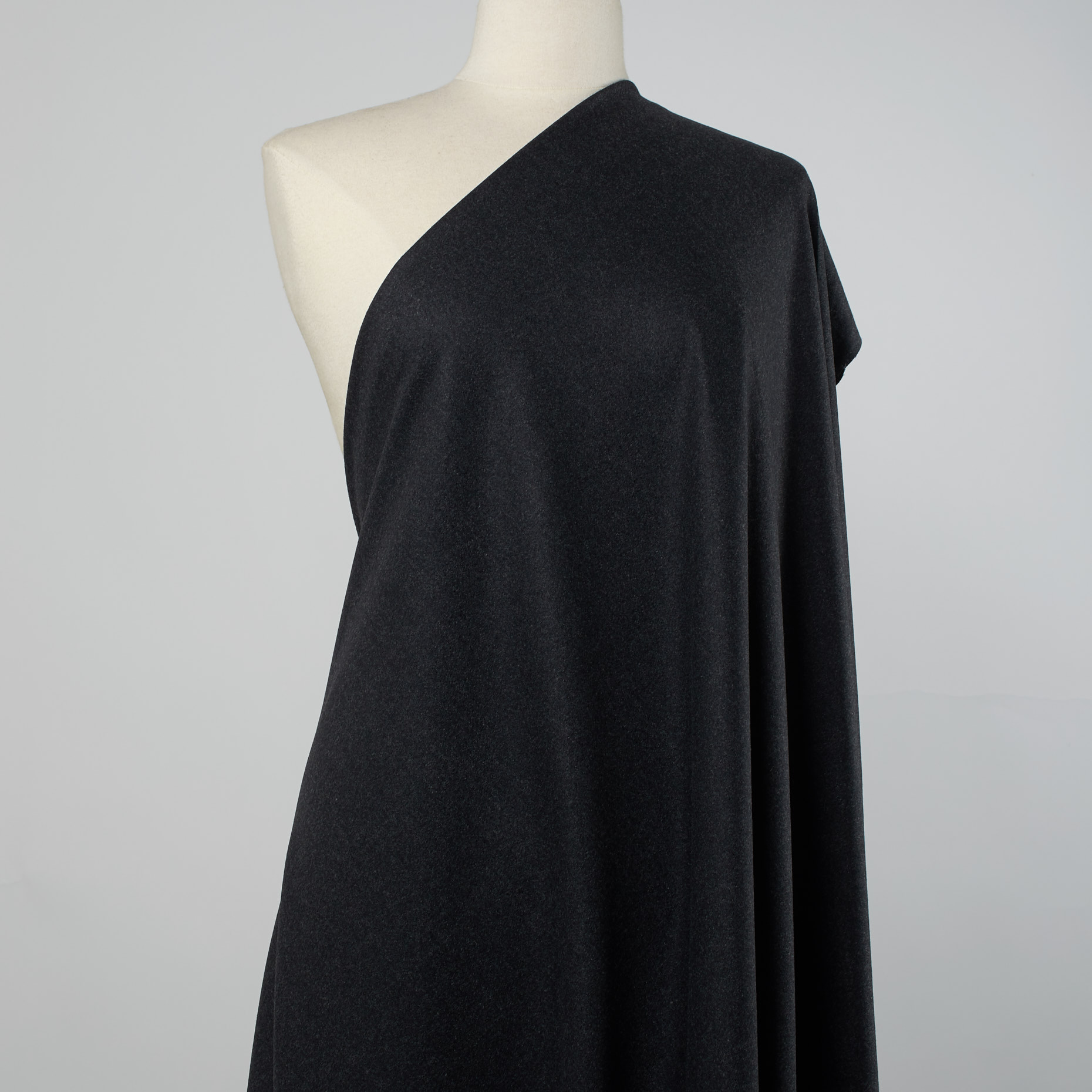 FLANNEL, VIRGIN WOOL, ELASTIC, ANTHRACITE