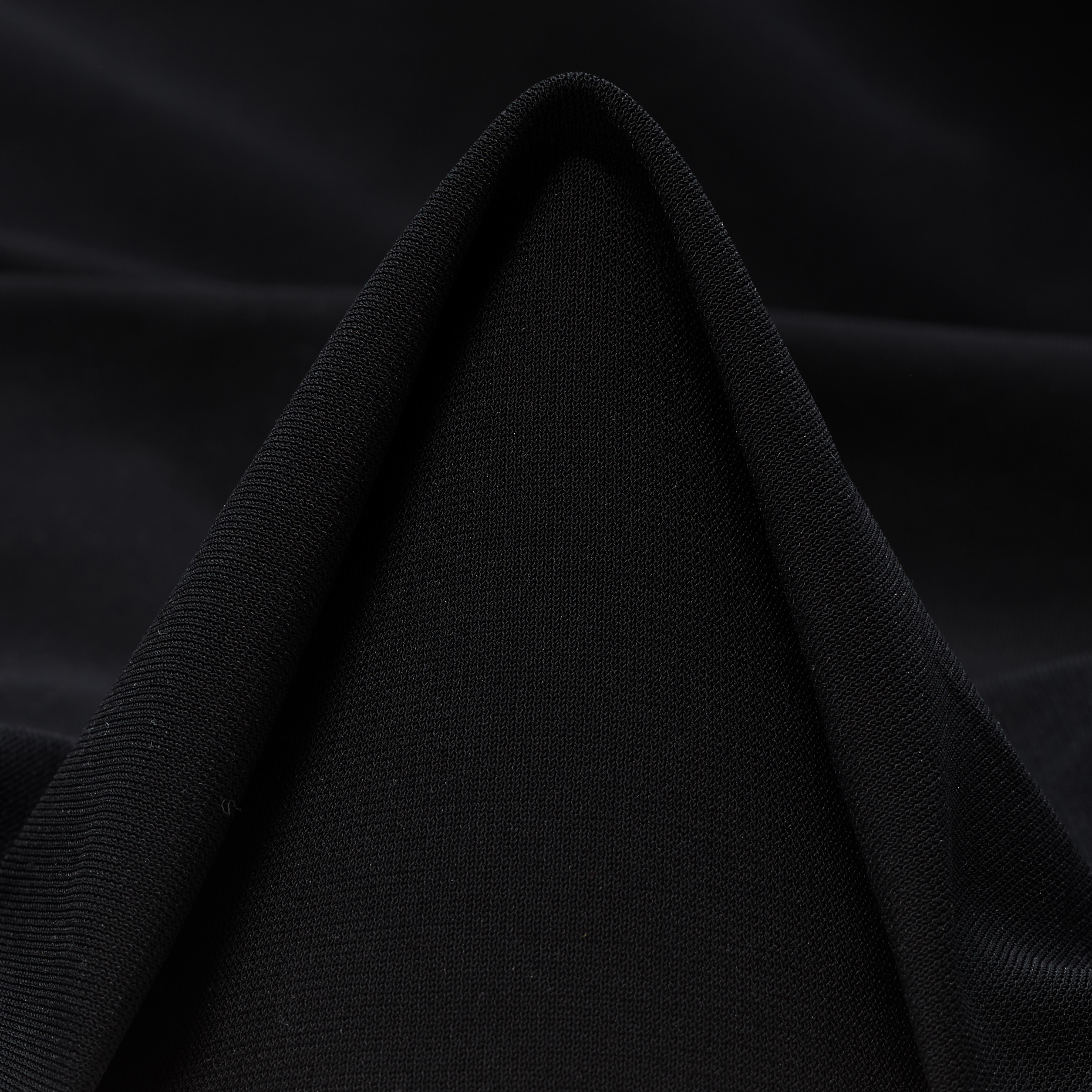 TECHNO JERSEY, VISCOSE, RAVEN BLACK (F000039949)