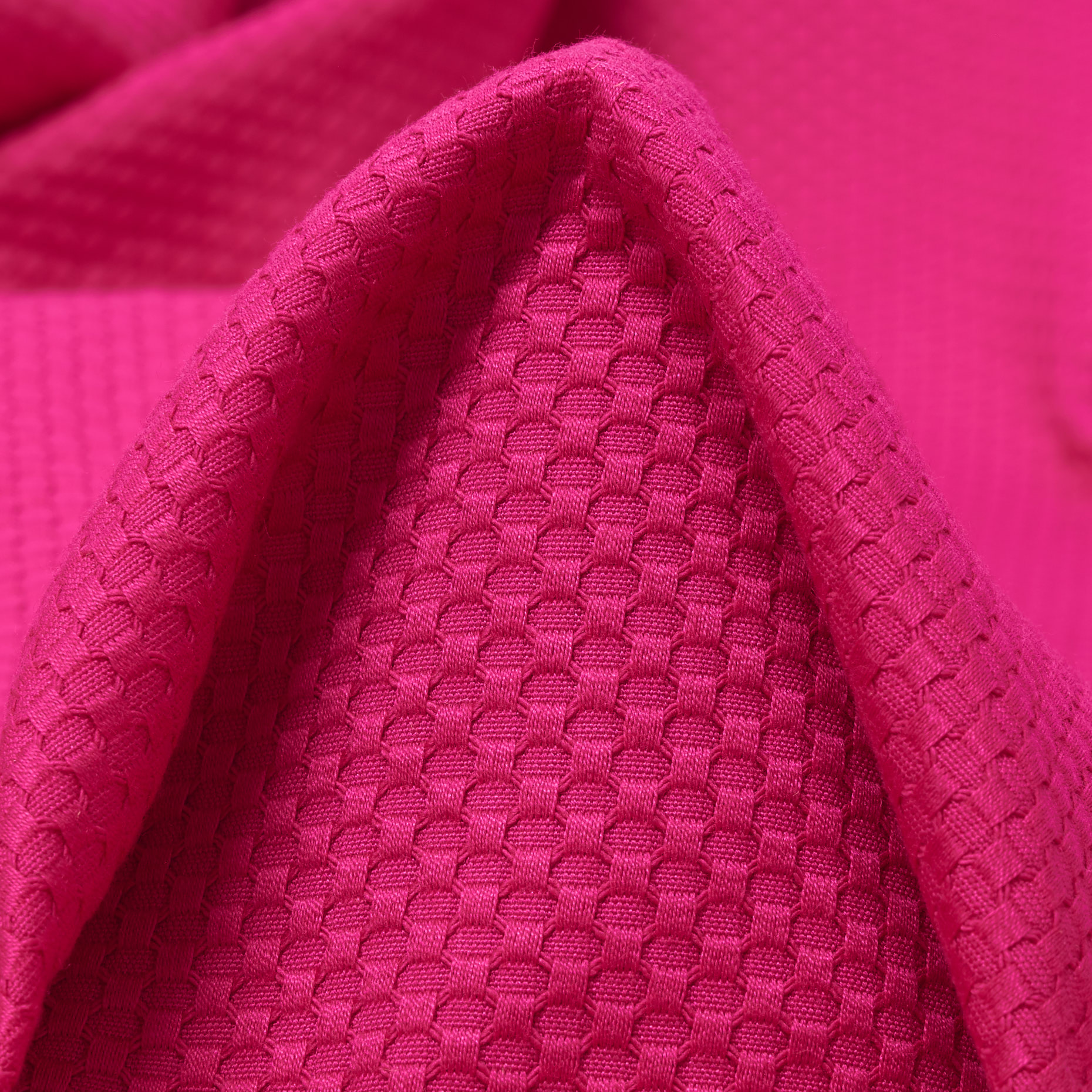 Baumwolle, Microstruktur, Elastik, Fuchsia Rose