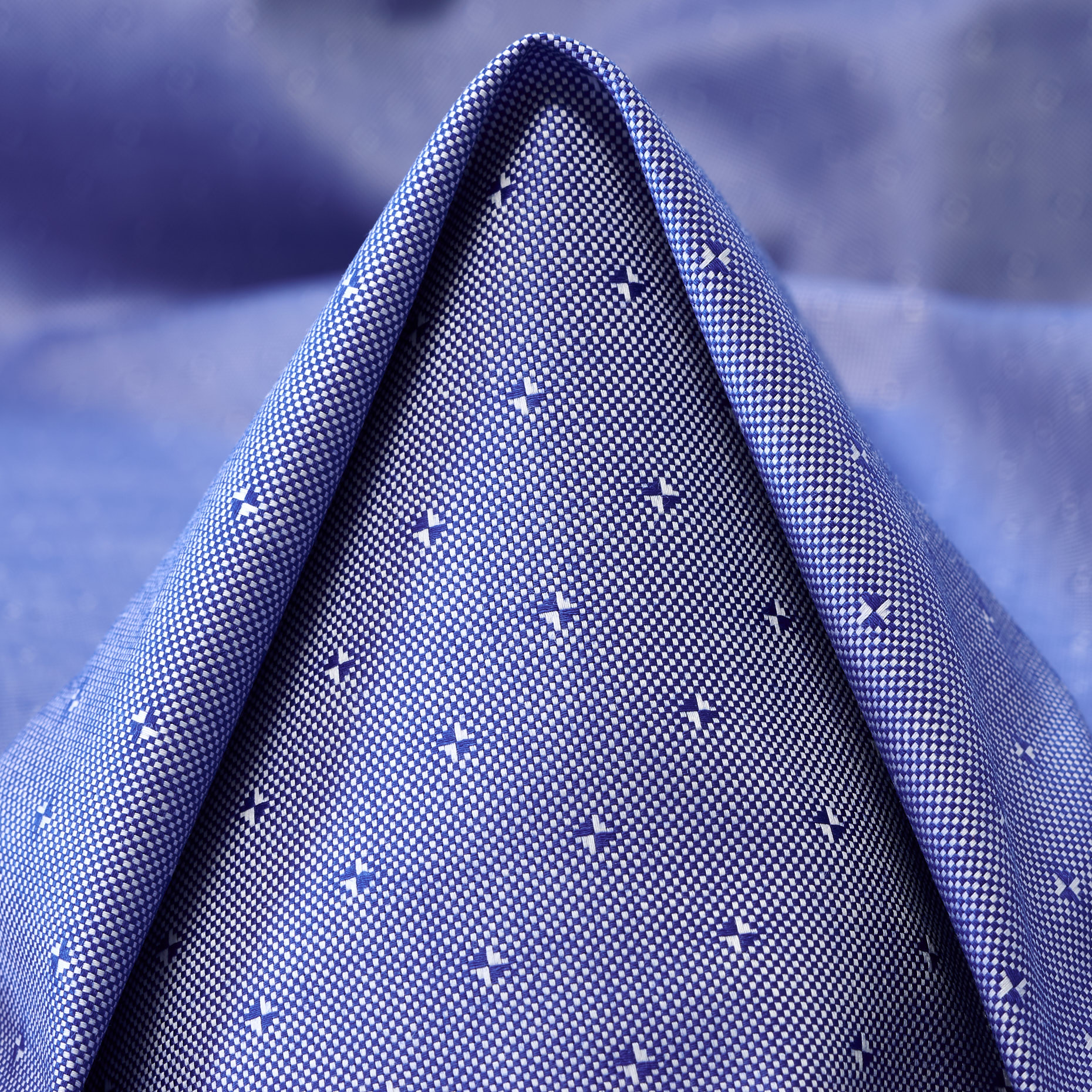 Chambray, Bawełna, Blue Quartz&Brilliant White
