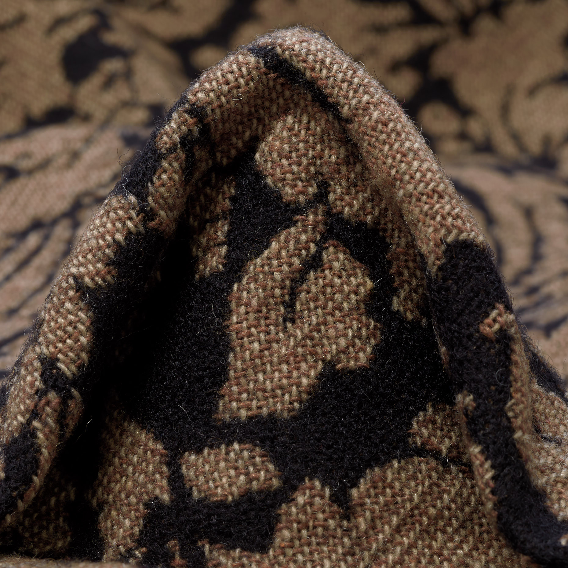 Jacquard, Wool, Nougat
